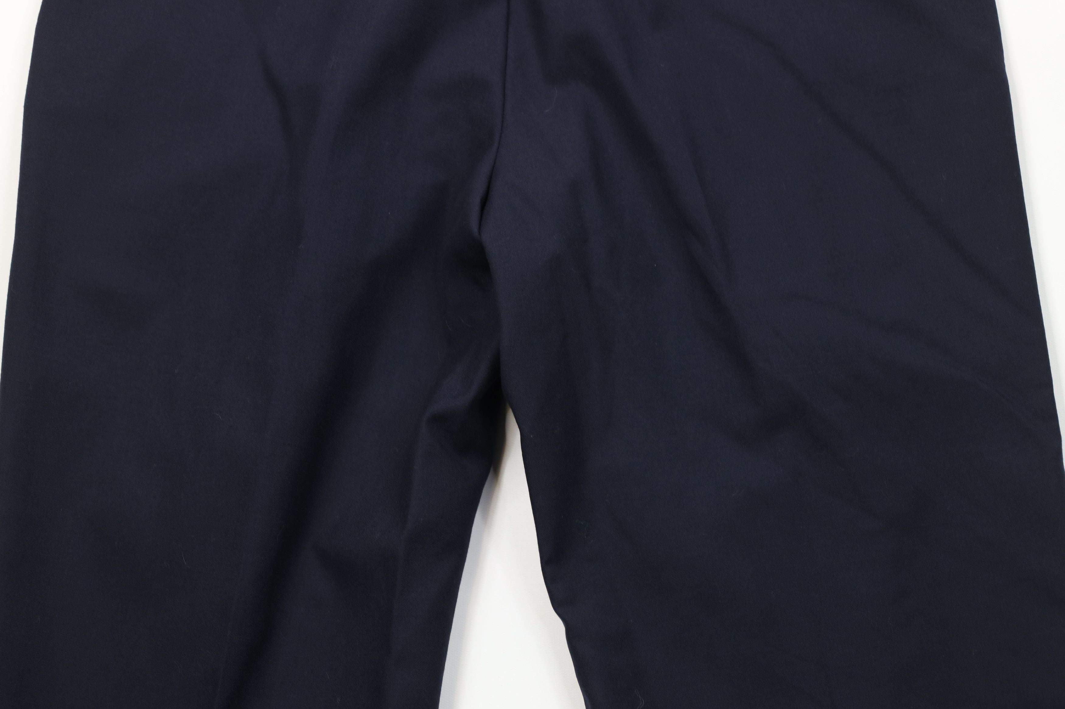 Vintage Vintage 70s Streetwear Wool Wide Leg Chino Pants Blue USA Size US 36 / EU 52 - 13 Thumbnail