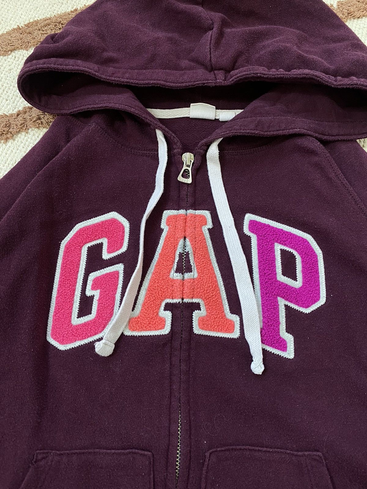 Gap VINTAGE Y2K GAP ZIP HOODIE Size XS / US 0-2 / IT 36-38 - 3 Thumbnail