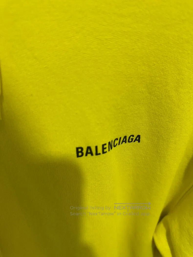 Balenciaga Balenciaga Neon Yellow Hoodie Size US XS / EU 42 / 0 - 2 Thumbnail
