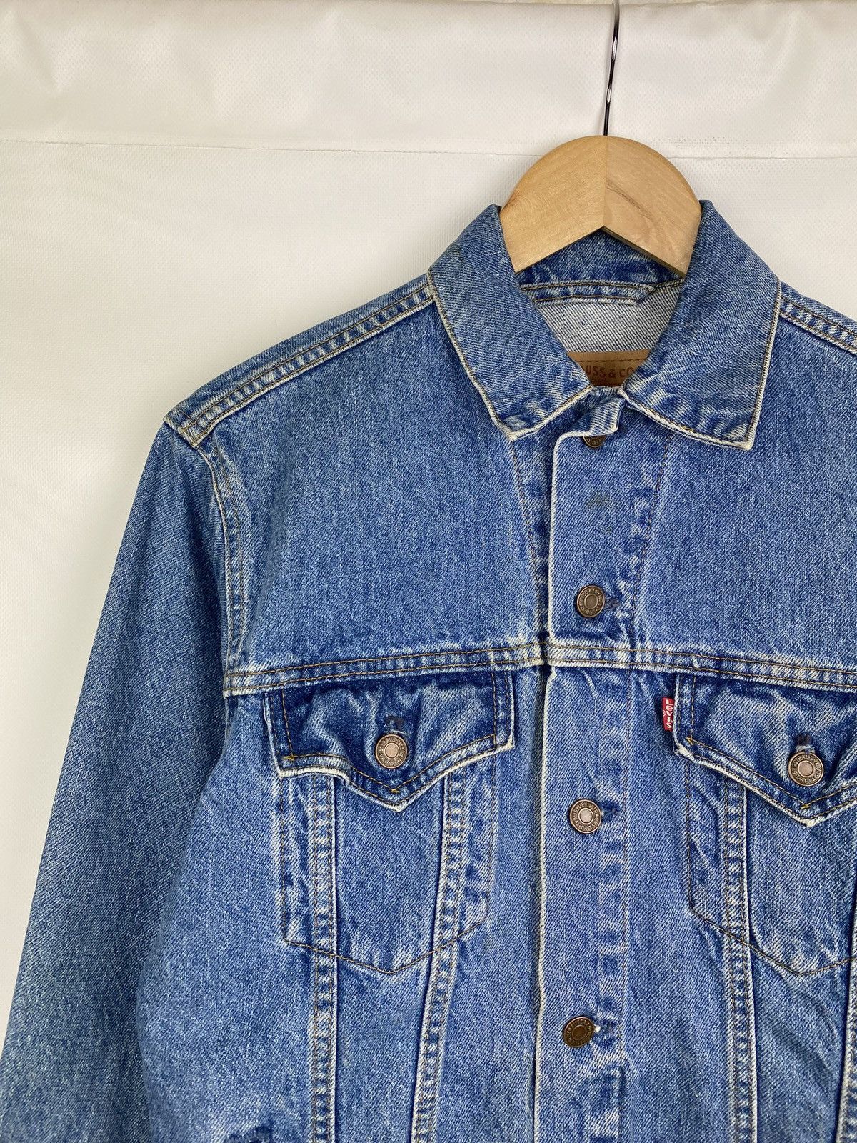Levi's × Vintage Levis vintage men’s denim trucker jacket size Xl Size US XL / EU 56 / 4 - 5 Thumbnail
