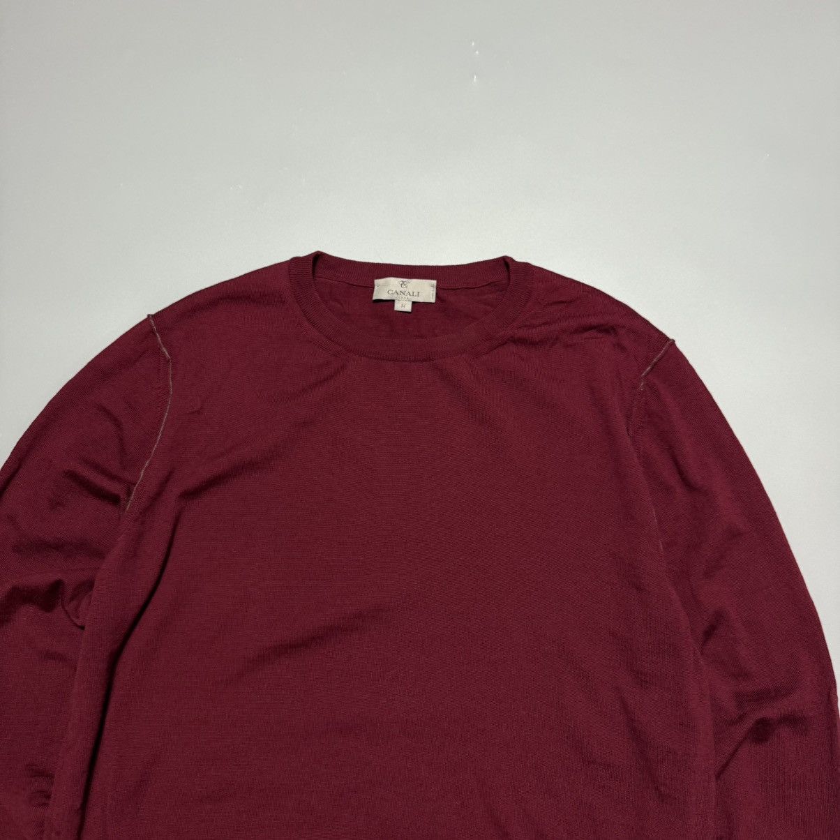 Canali Vintage Canali Wool Sweater Size US L / EU 52-54 / 3 - 3 Thumbnail