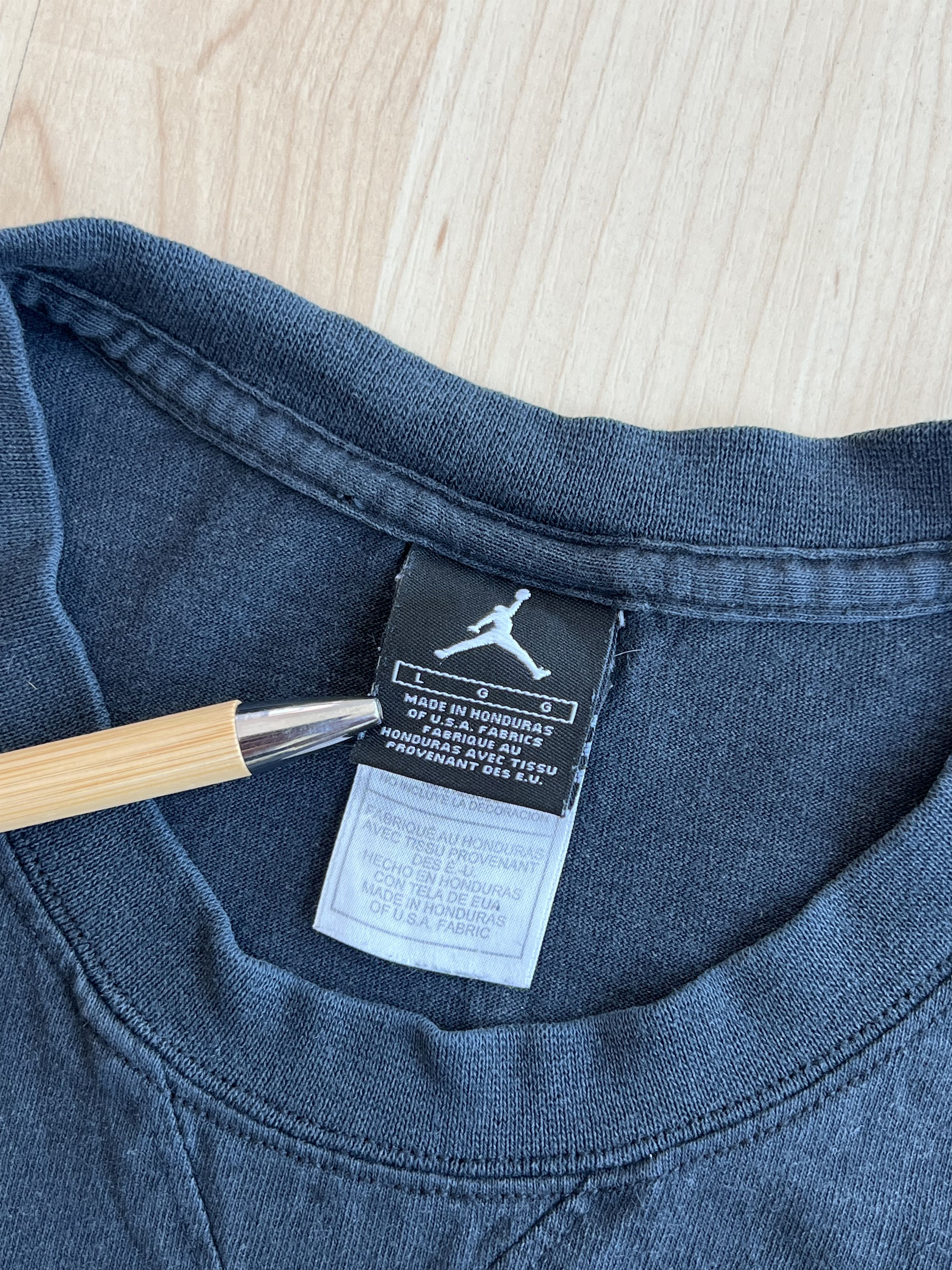 Jordan Brand T-shirt 2007 Nike Air Jordan 3 Black Cat Retro Size US L / EU 52-54 / 3 - 5 Thumbnail