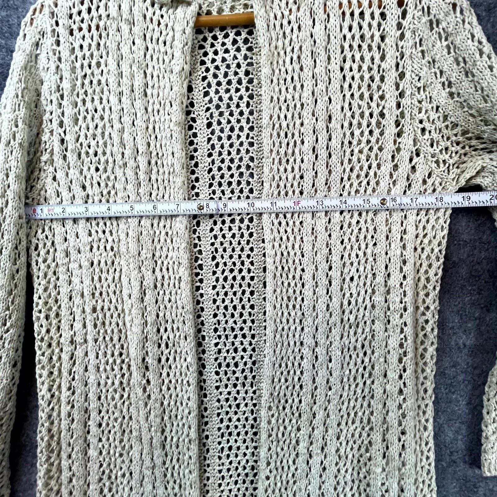 Splendid Splendid Cardigan Sweater Womens XS Cotton Hood Boho Crochet Size XS / US 0-2 / IT 36-38 - 4 Thumbnail