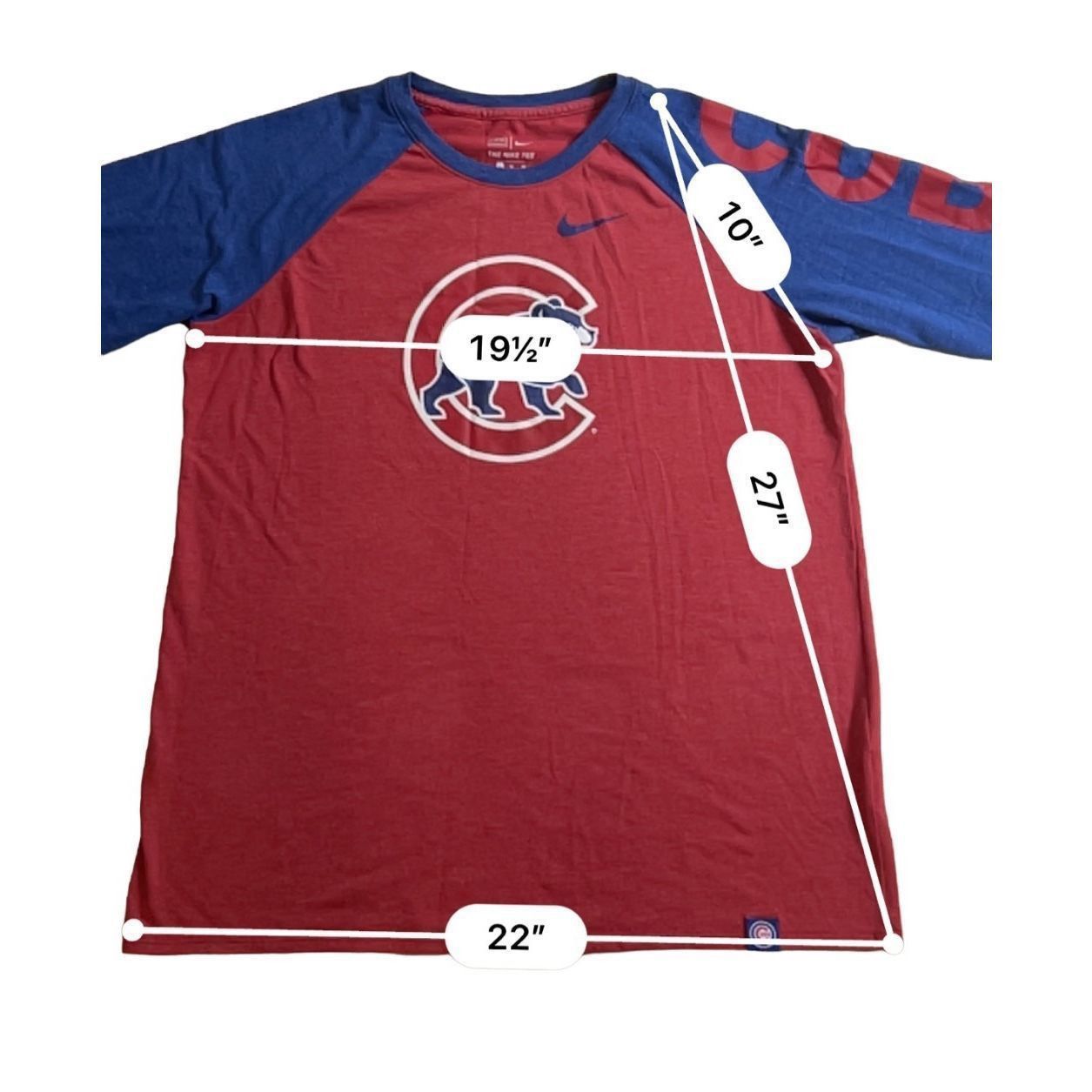 Nike Nike MLB Chicago Cubs Jersey tee size XL Size XL / US 12-14 / IT 48-50 - 3 Thumbnail