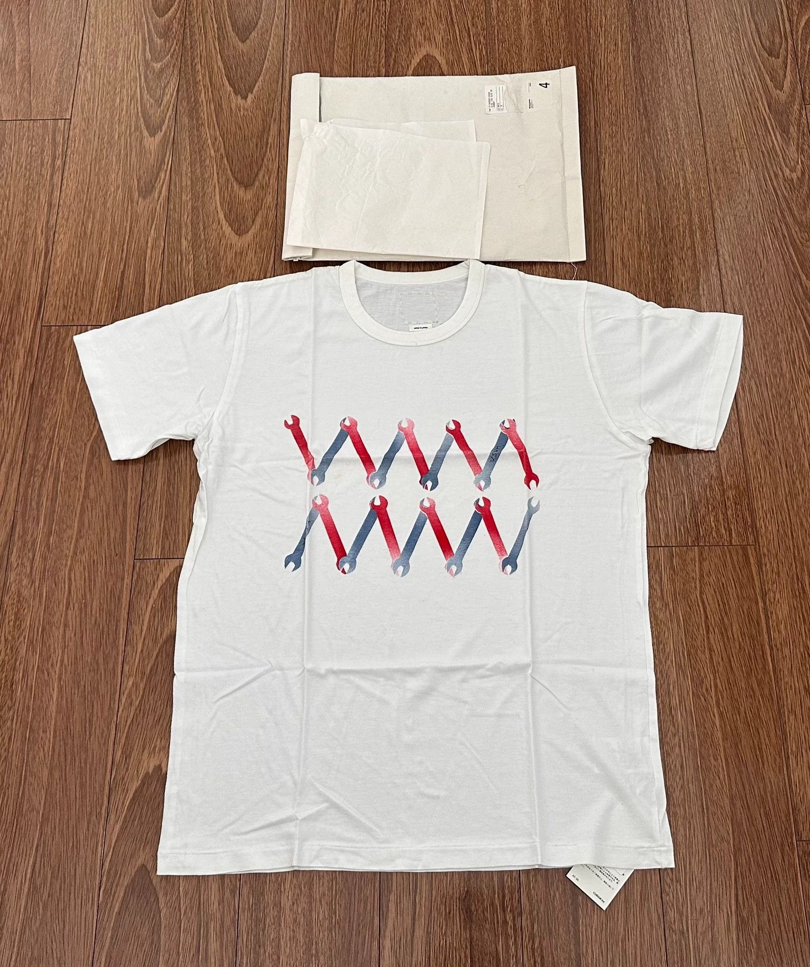Visvim VISVIM WIDE TEE S/S hand-painted Spanner new size 4 Size US XL / EU 56 / 4 - 1 Thumbnail
