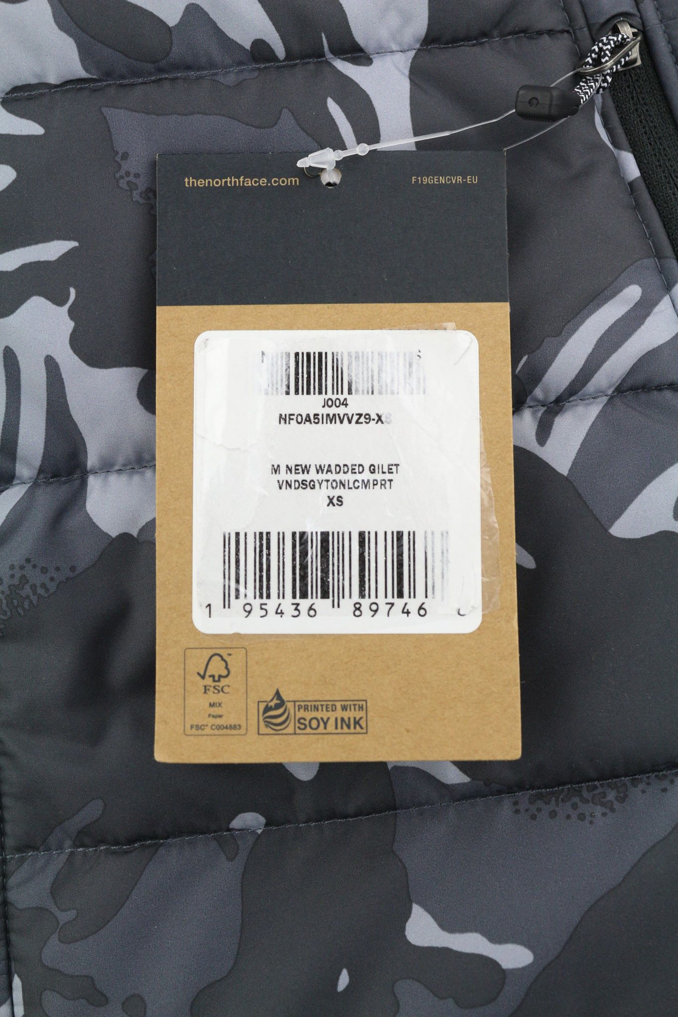 The North Face NEW WADDED XS Insulation Quilted Camouflage Waistcoat 82287 Size US M / EU 48-50 / 2 - 6 Thumbnail