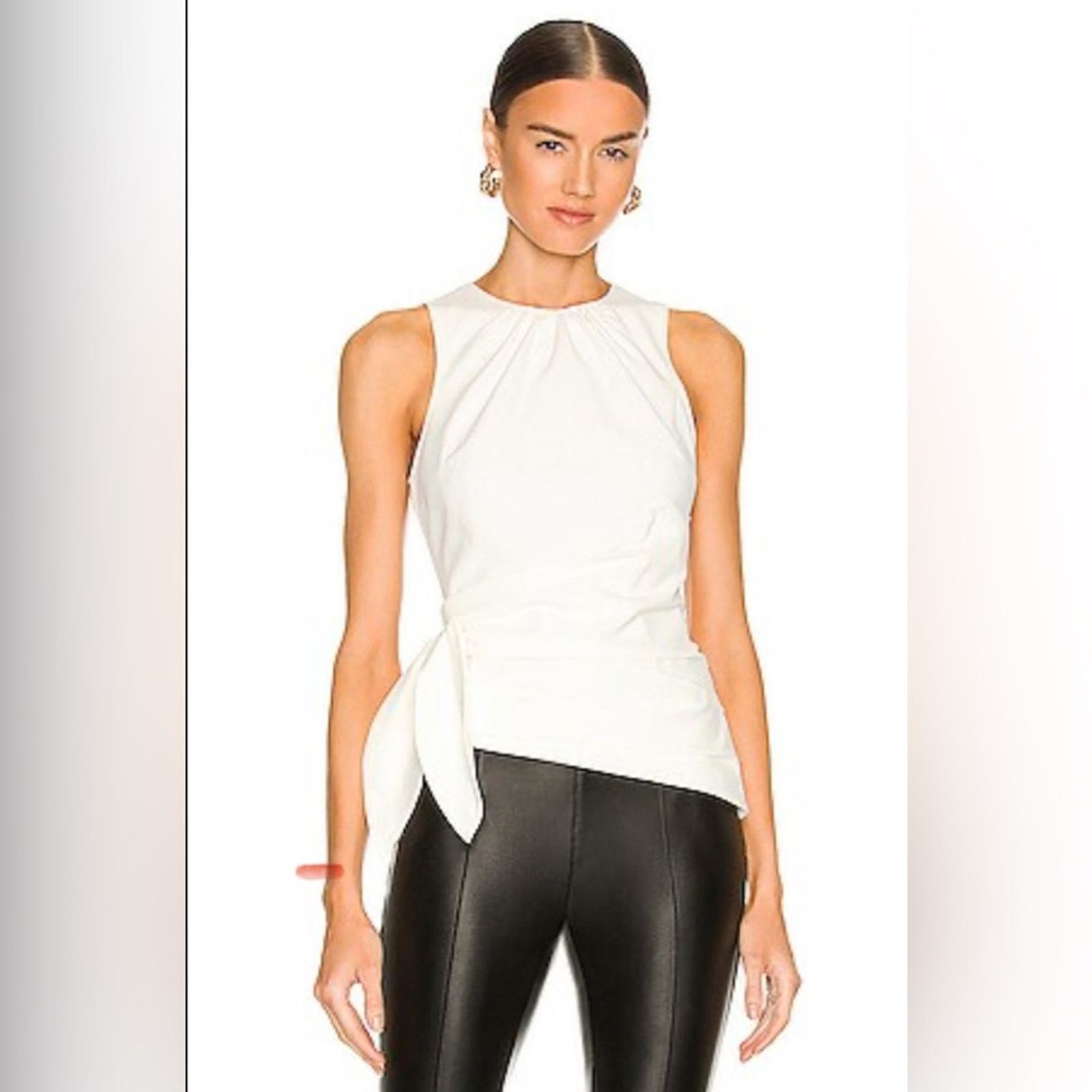 Cinq a Sept Revolve Cinq à Sept Hayley Gathered Crepe Top Size XXS / US 00 / IT 34 - 1 Thumbnail
