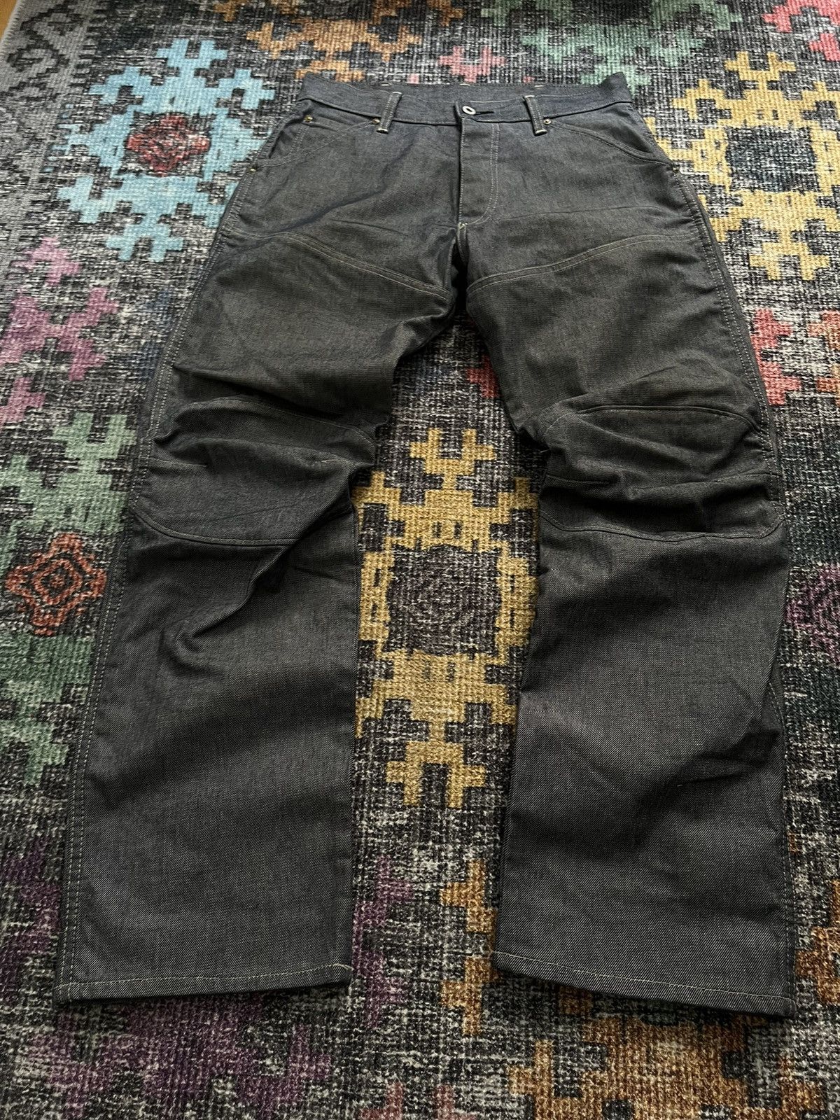 ‼️Archival G Star Raw Denim Big Logo knee Elwood Jeans‼️