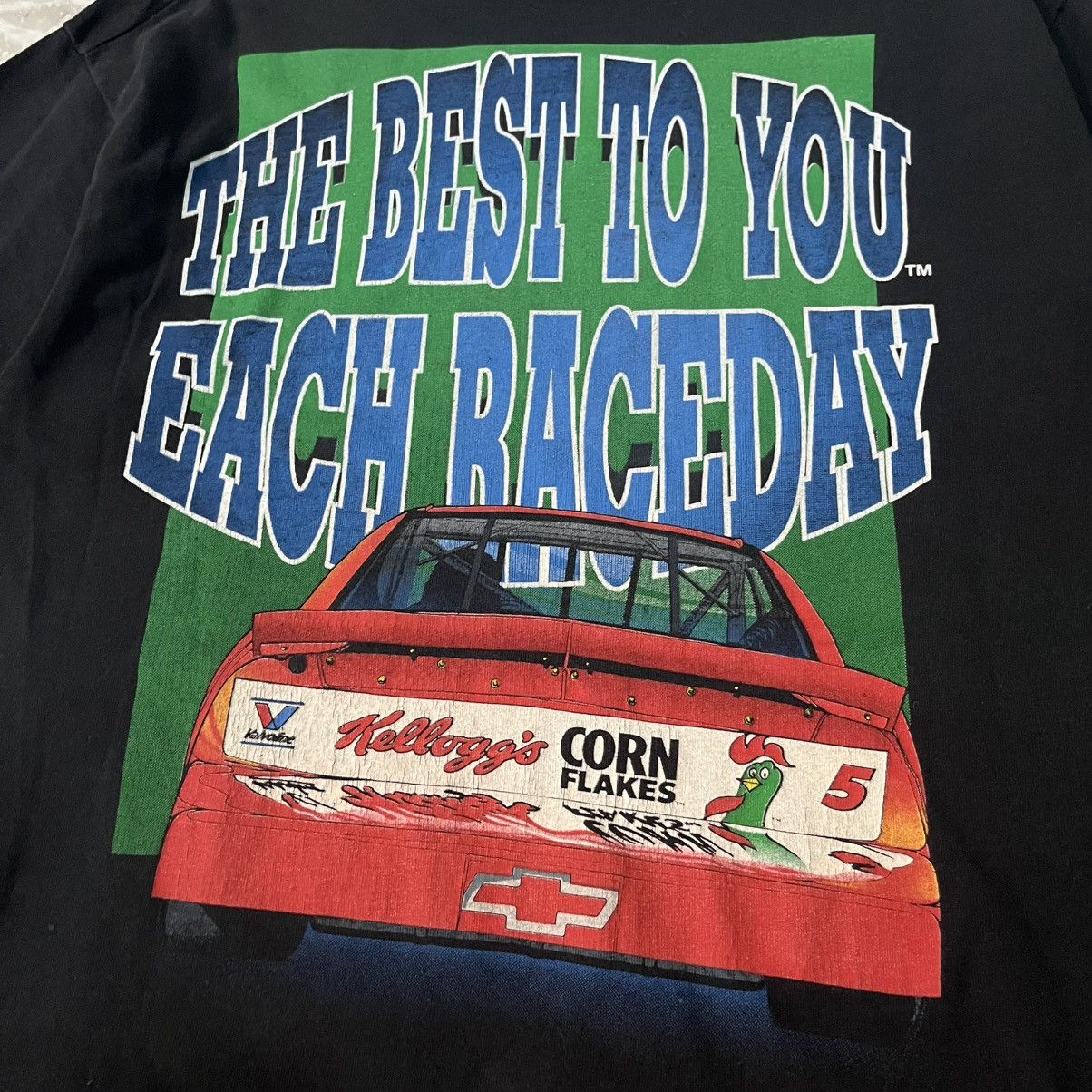 NASCAR Vintage 94 NASCAR Terry Labonte Corn Flakes Racing T-shirt Size US L / EU 52-54 / 3 - 4 Thumbnail