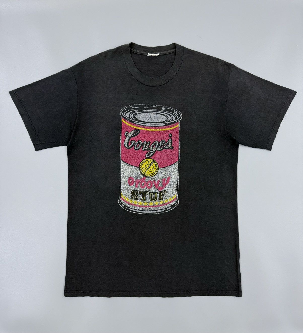 Santa Cruz Skateboards Vintage RARE OG 1992 Gouge Skateboard Sunfaded/Distress Tee Size US L / EU 52-54 / 3 - 1 Thumbnail