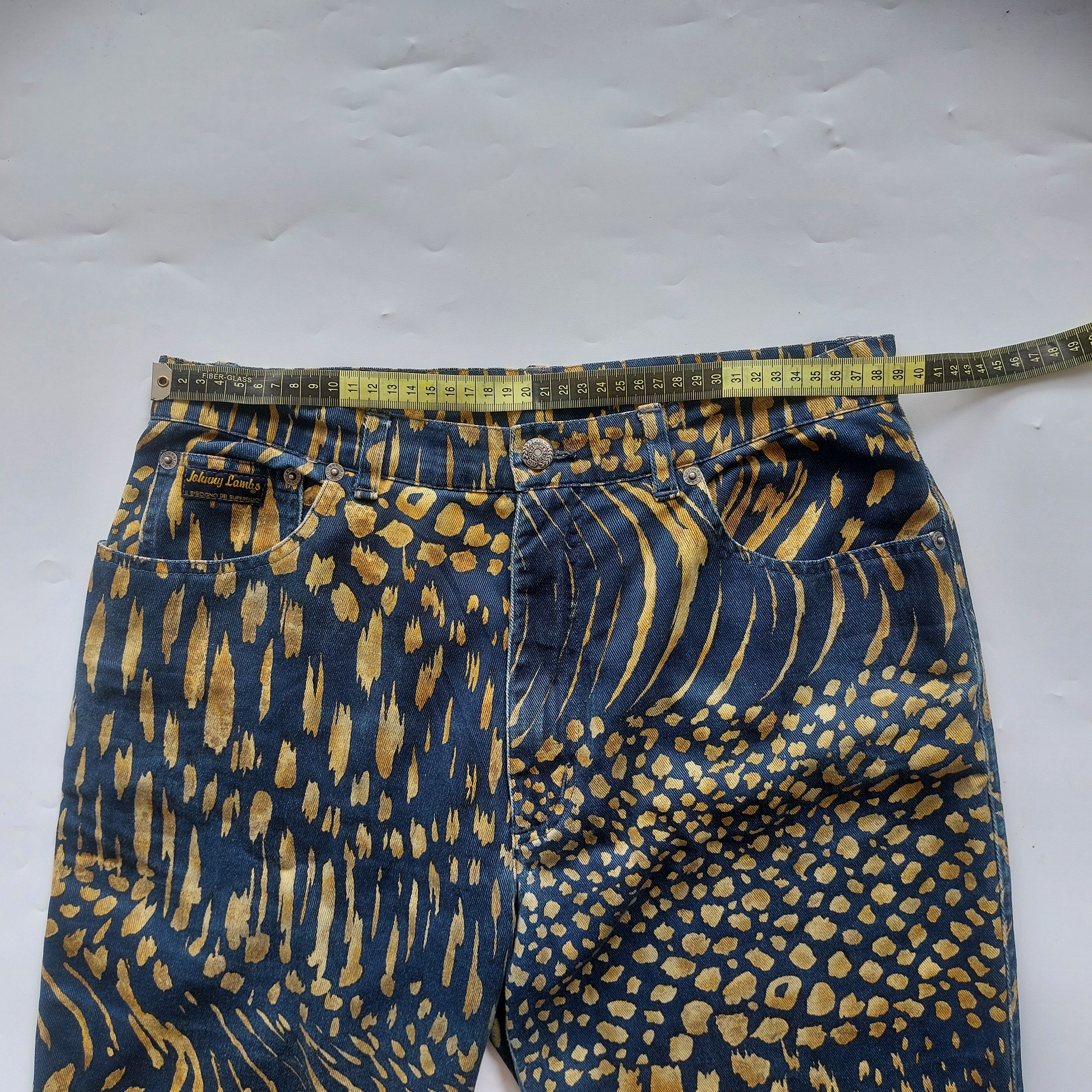 Japanese Brand Full Print Johnny Lambs Pants Size US 30 / EU 46 - 6 Thumbnail