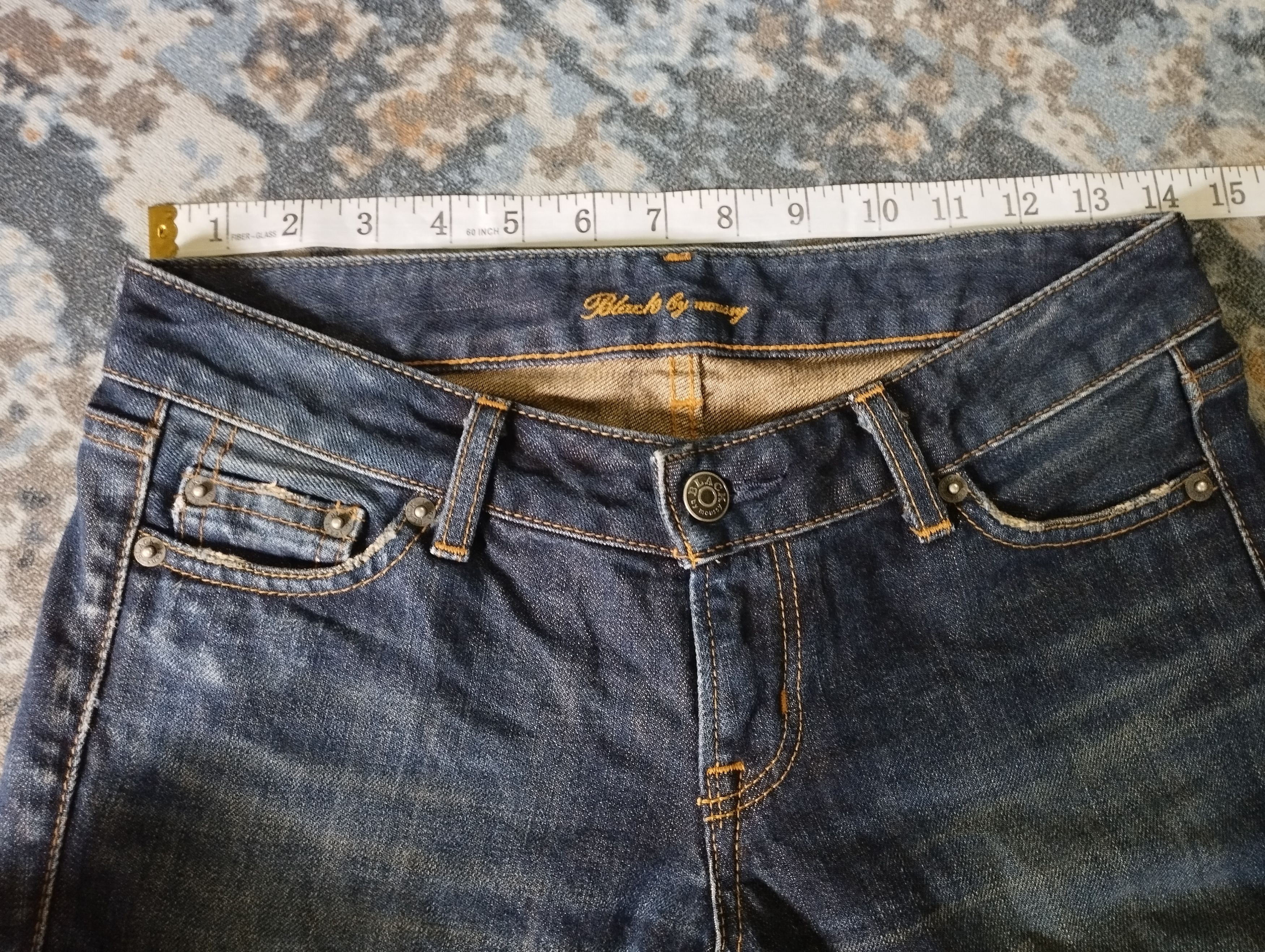 Tornado Mart Flare Jeans Made In Jpan Mud Rusty Black By Moussy Bootcut Size 24" / US 00 / IT 34 - 7 Thumbnail
