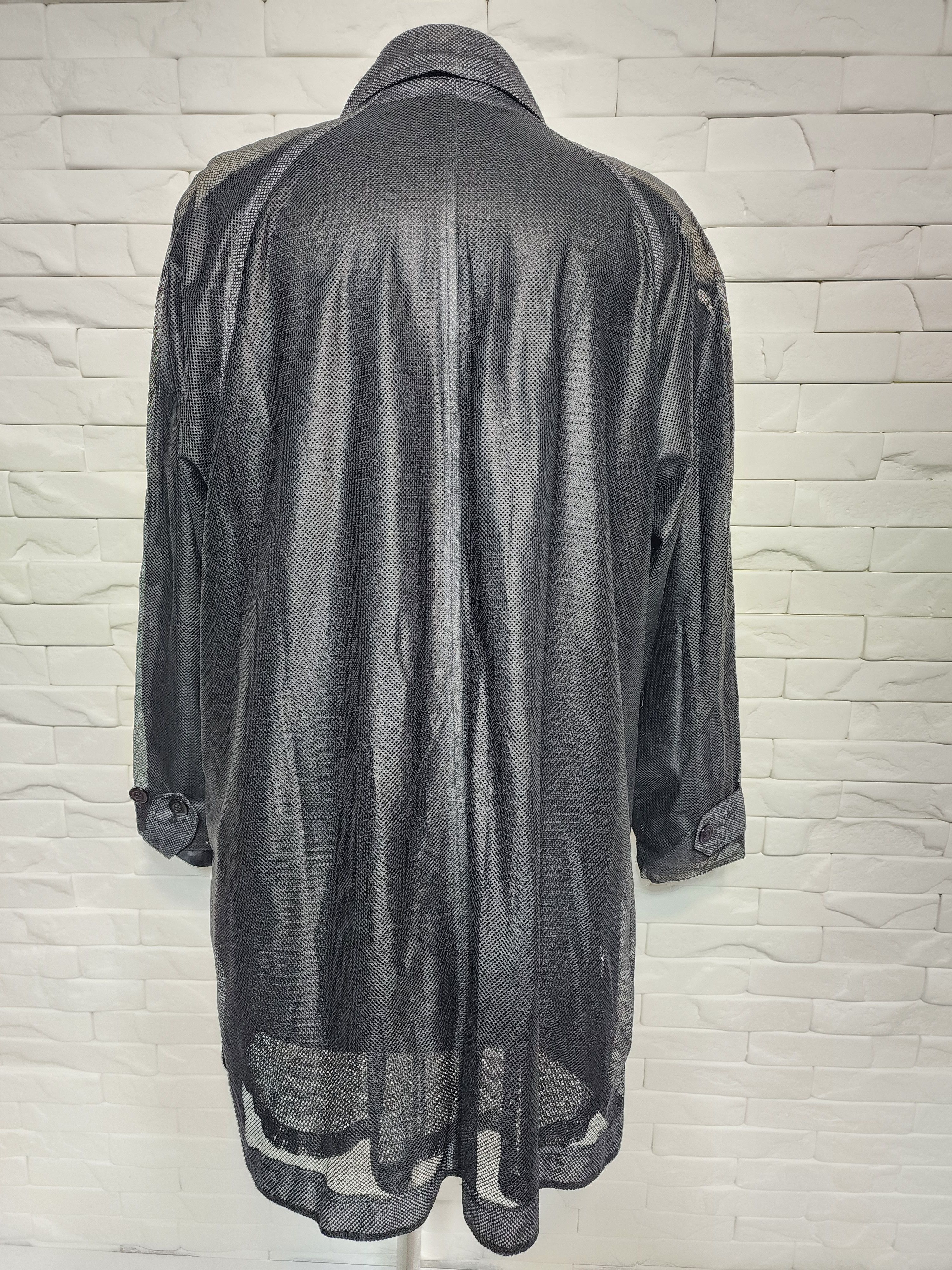 Designer Women's black jacket with a metal zipper. Size 3XL / US 20-22 - 4 Thumbnail