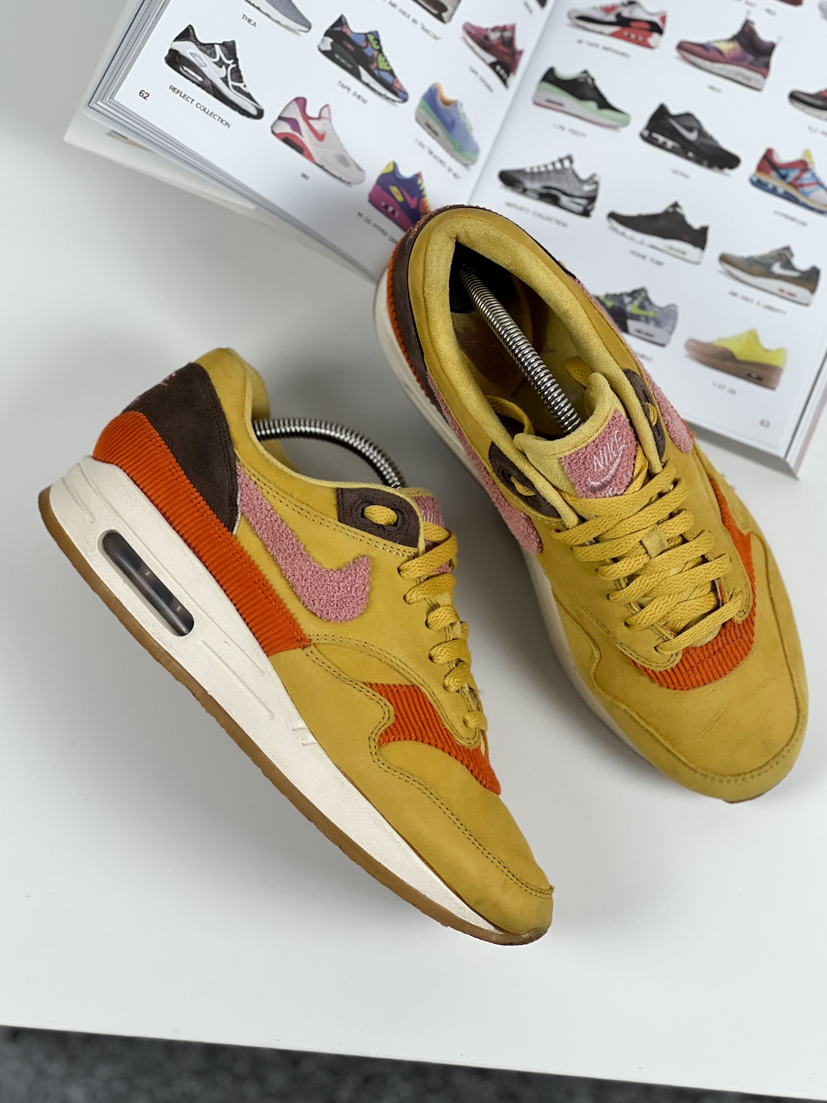 Nike Nike Air Max 1 Crepe Wheat Gold Rust Pink 'CD7861-700' Size US 7 / EU 40 - 2 Thumbnail