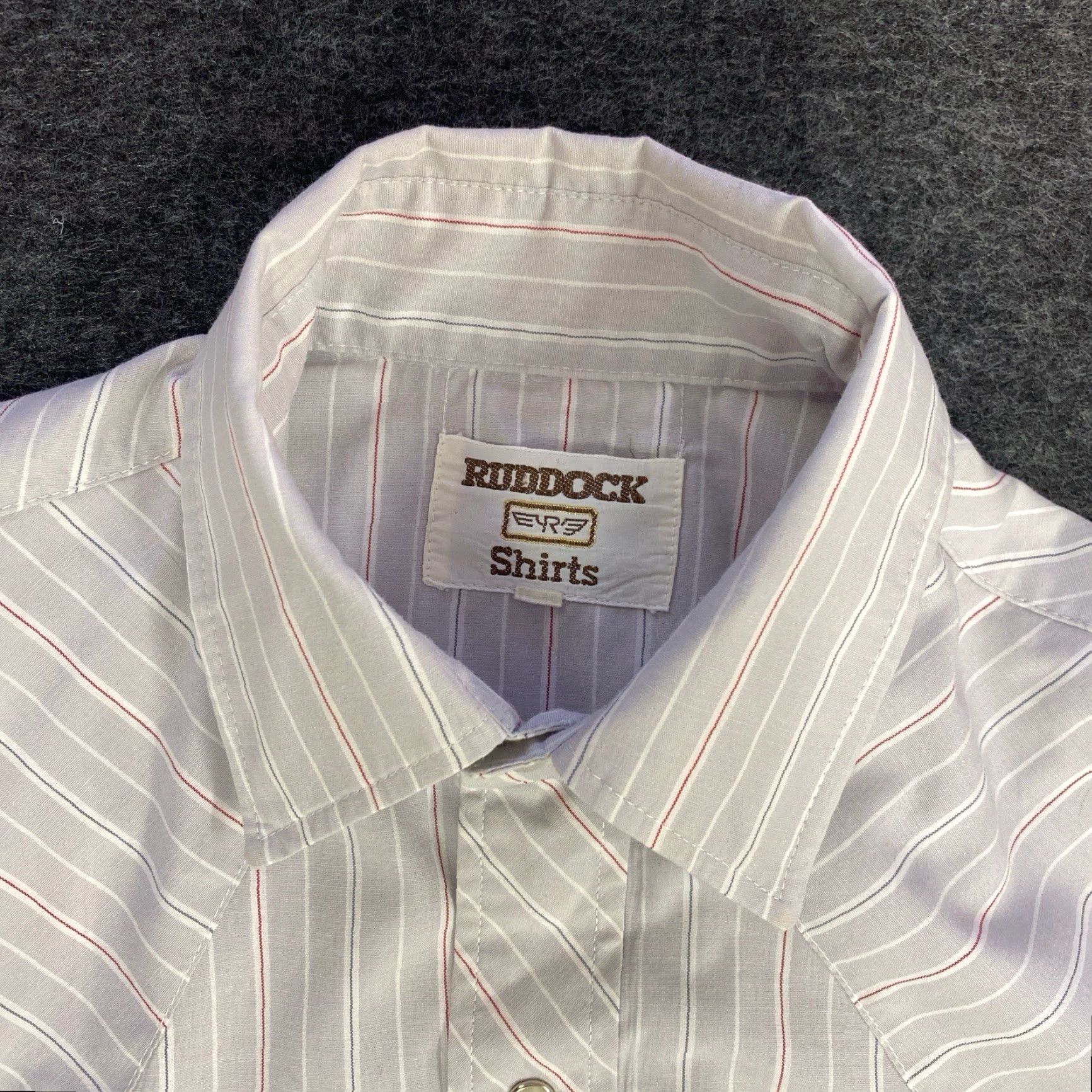 Vintage VINTAGE Ruddock Western Pearl Snap Shirt Men’s Classic Fit Long Tail 15-32 Size US M / EU 48-50 / 2 - 5 Thumbnail