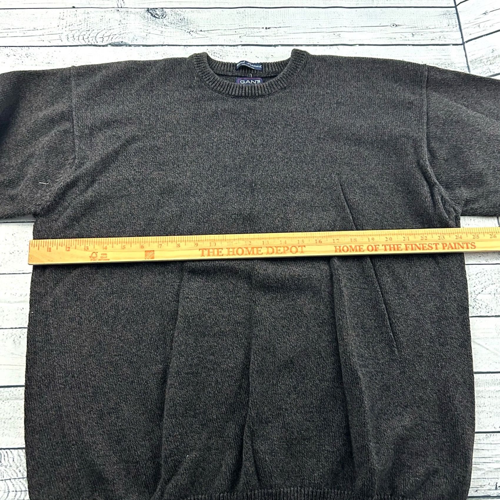 Gant GANT Hand Framed Cotton Pullover Crewneck Sweater Men's 2XLT Brown Size US XXL / EU 58 / 5 - 4 Thumbnail
