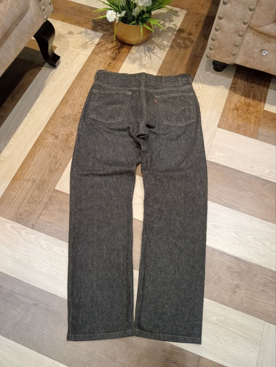 Levi's LEVI'S VINTAGE 501 BLACK DENIM PANTS Size US 30 / EU 46 - 13 Thumbnail