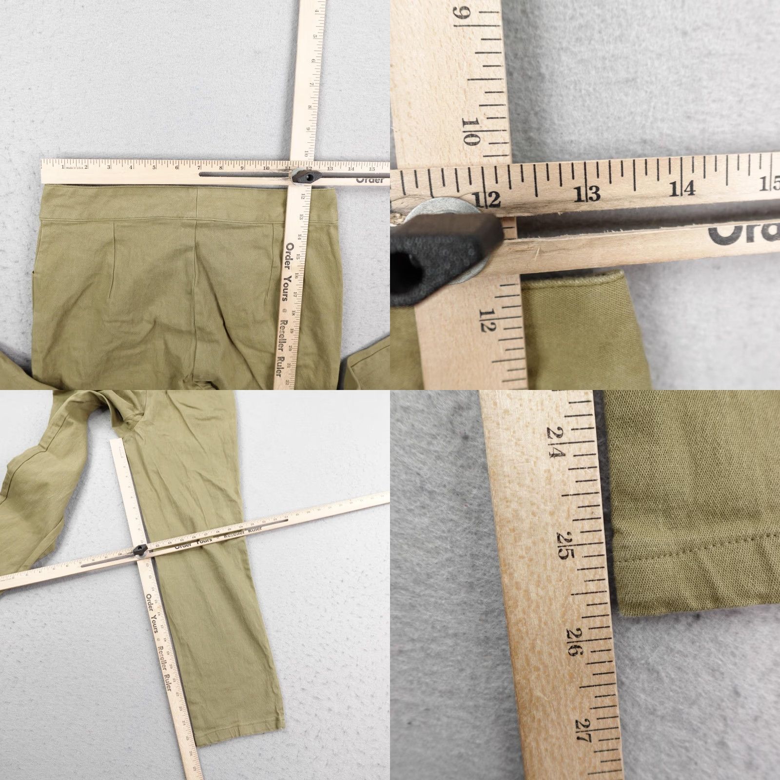 Mickey & Co. VINTAGE Disney Pants Womens Large Tan Mickey Mouse Embroidered Chino Belted 90s Size 36" / US 14 / IT 50 - 8 Thumbnail