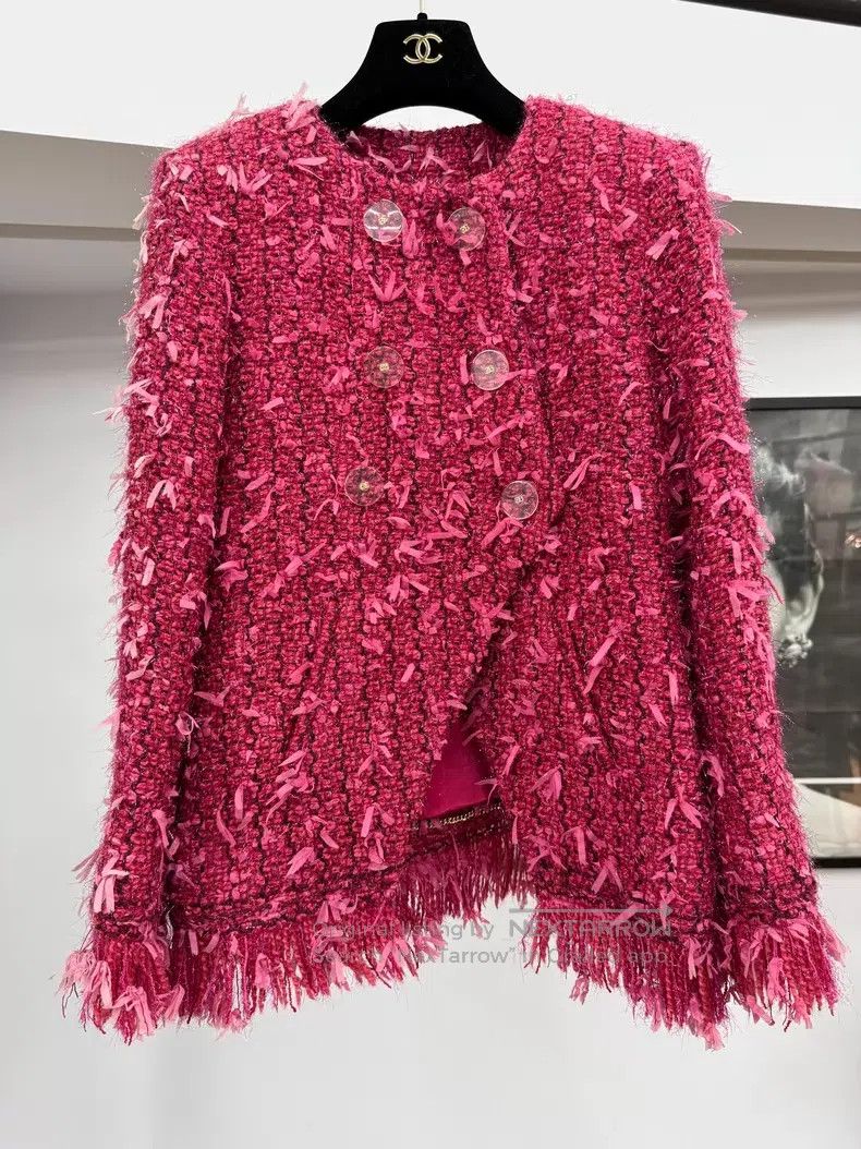 Chanel Chanel Metropolitan Series Red Tassel Jacket Size XS / US 0-2 / IT 36-38 - 1 Thumbnail