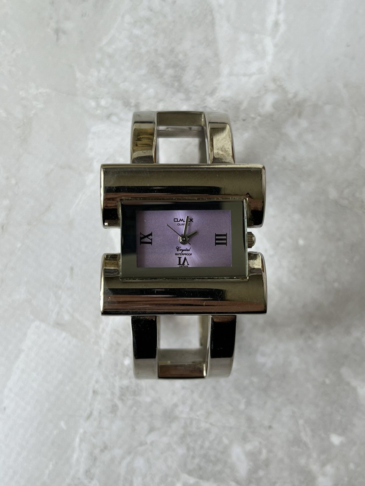 Japanese Brand × Jewelry × Vintage Qmax Quartz Elegant Watch with Metal Bracelet Size ONE SIZE - 10 Thumbnail