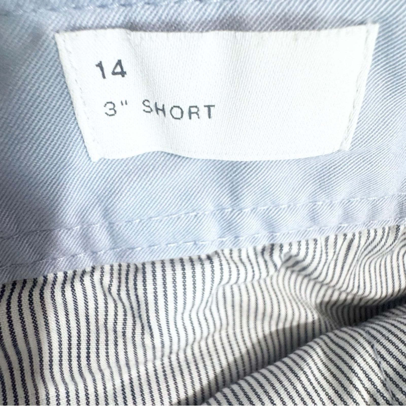 Gap Gap Embroidered Stripe Blue 3” Flat Front Shorts Women’s 14 Size 36" / US 14 / IT 50 - 7 Thumbnail
