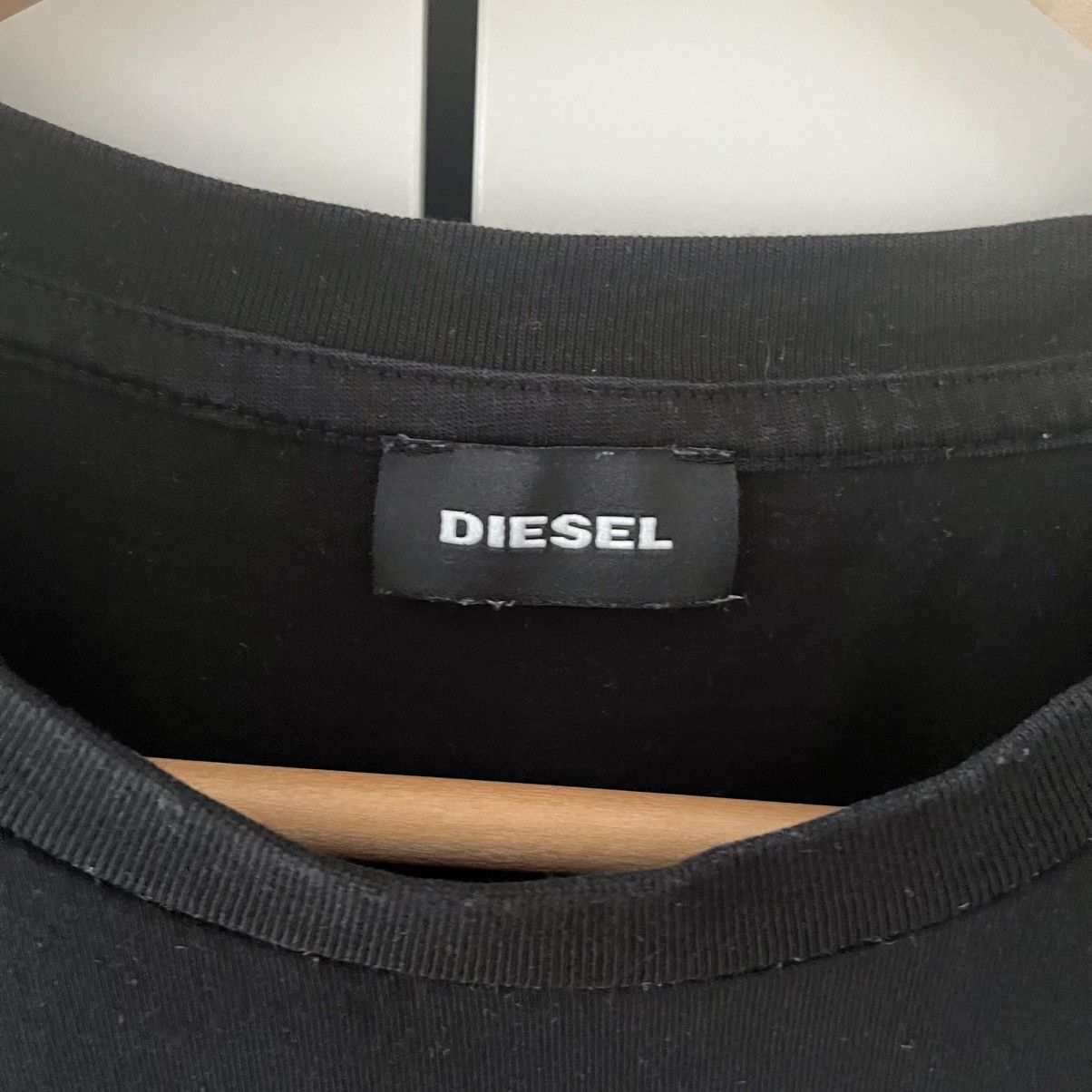 Diesel Diesel Big Central Logo Black Tee Streetwear Y2K Size US L / EU 52-54 / 3 - 3 Thumbnail