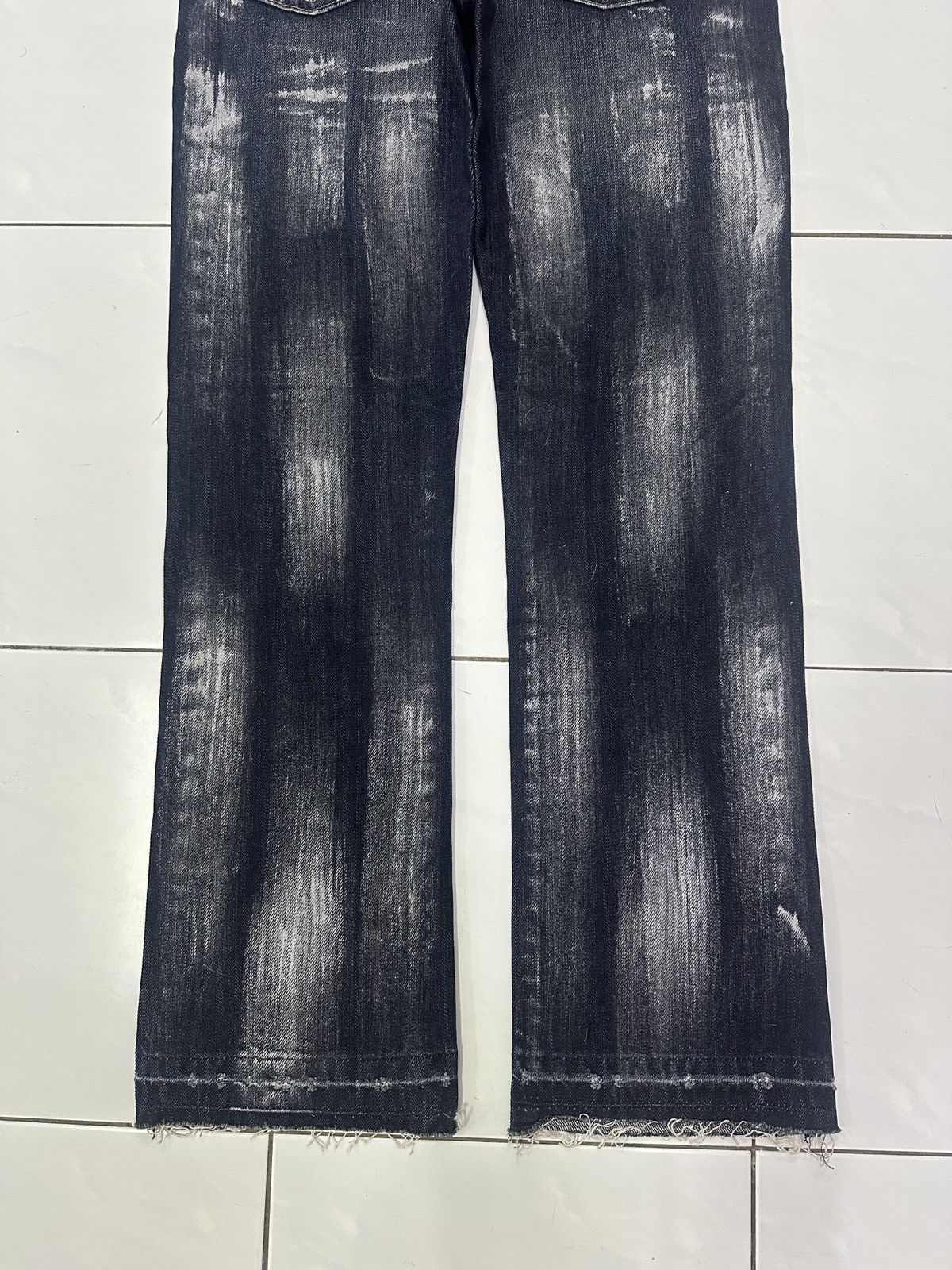 Japanese Brand Japanese BA-TSU Paint Splitter Jeans Size US 30 / EU 46 - 8 Thumbnail