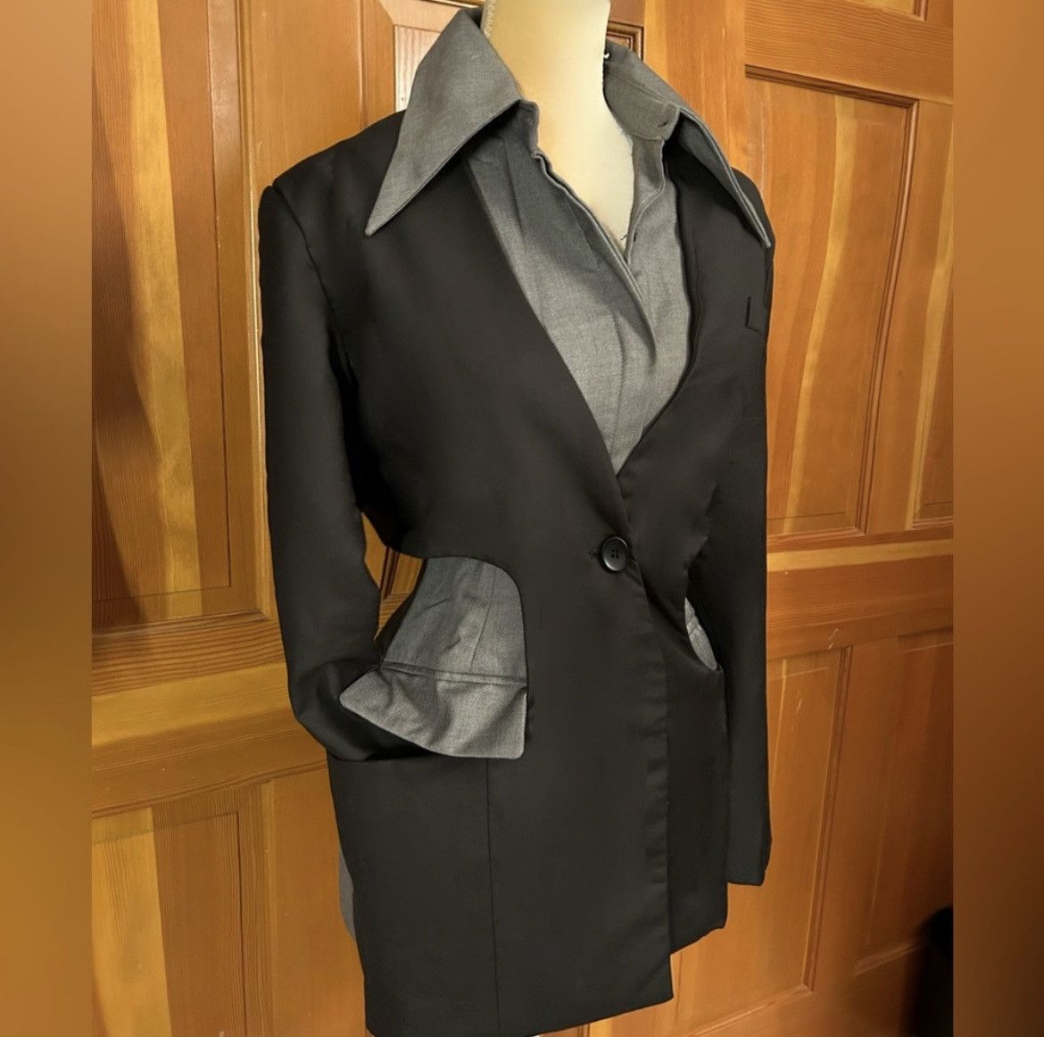 Designer × Other NWT, Lavishly Paris Women’s Hollow Out Layered Blazer Size M / US 6-8 / IT 42-44 - 13 Thumbnail