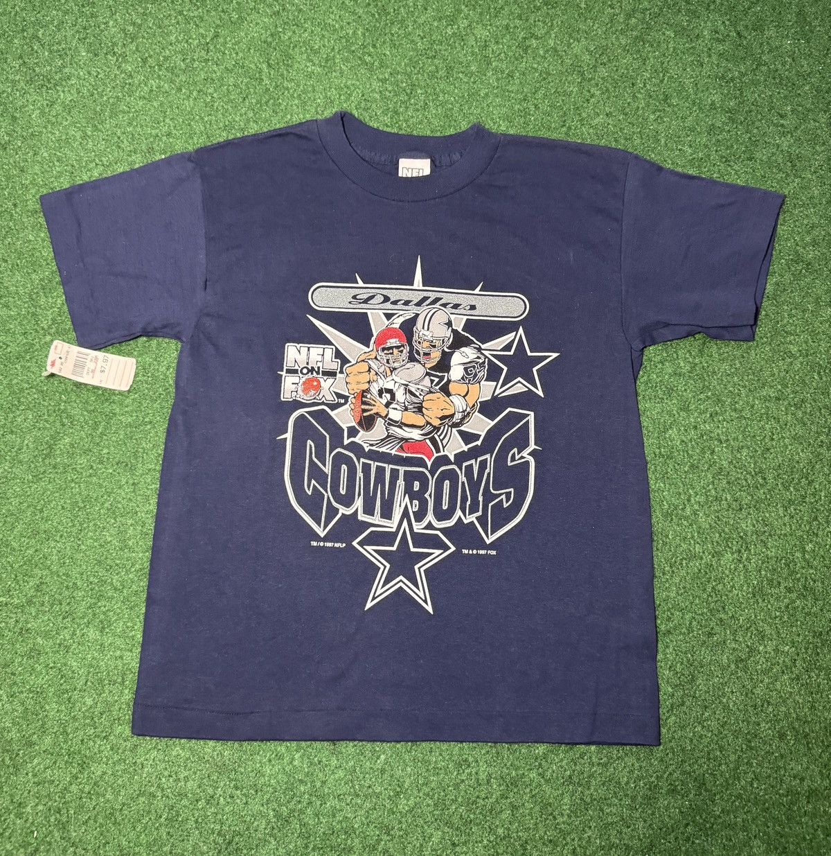 NFL Vintage 90s Dallas Cowboys NFL On Fox Baby Tee T Shirt Size S / US 4 / IT 40 - 1 Thumbnail