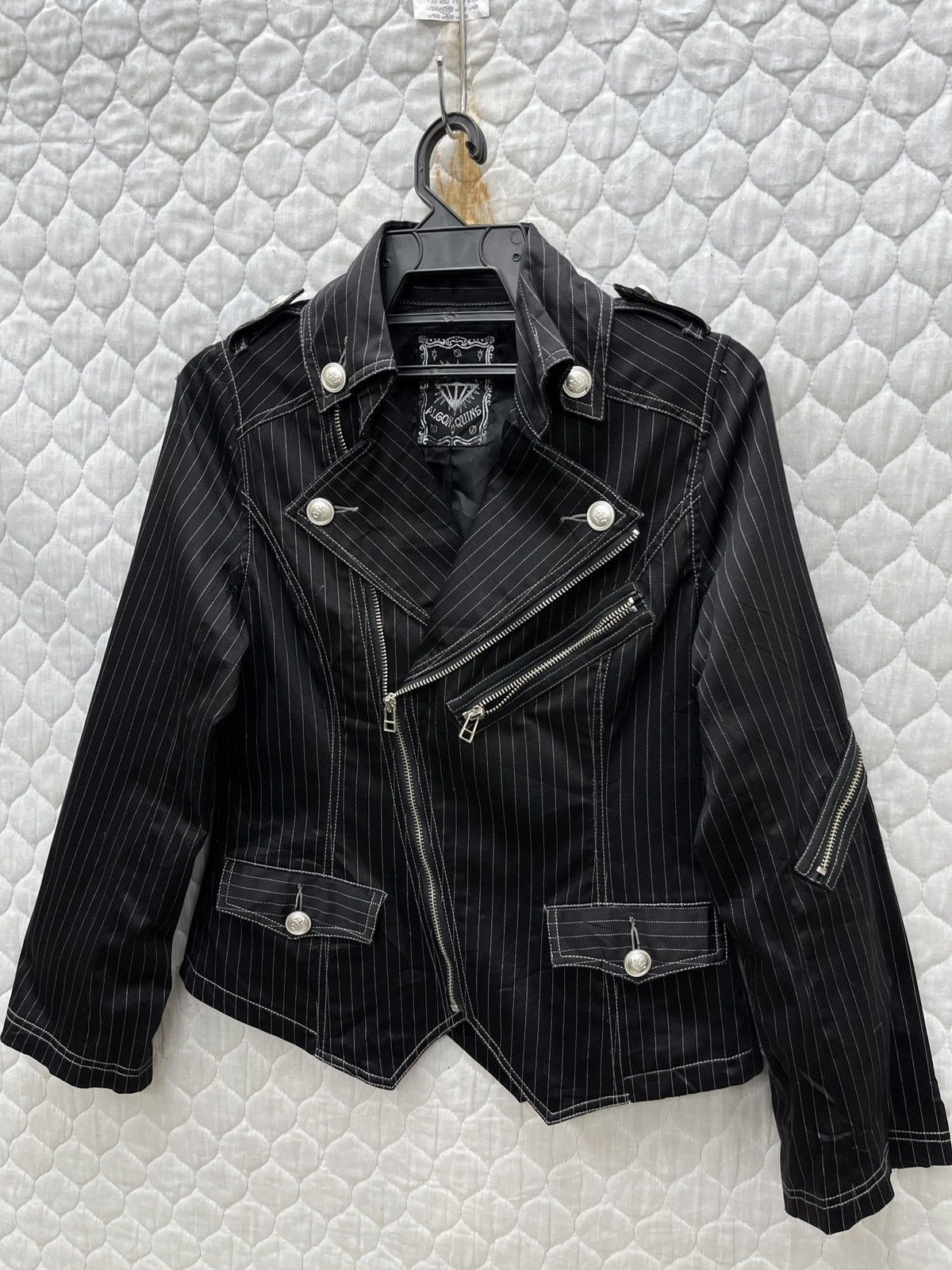 If Six Was Nine × Japanese Brand × Le Grande Bleu (L.G.B.) 🔥🔥🔥ARCHIVE ALGON QUINS PUNK JACKET Size S / US 4 / IT 40 - 4 Thumbnail