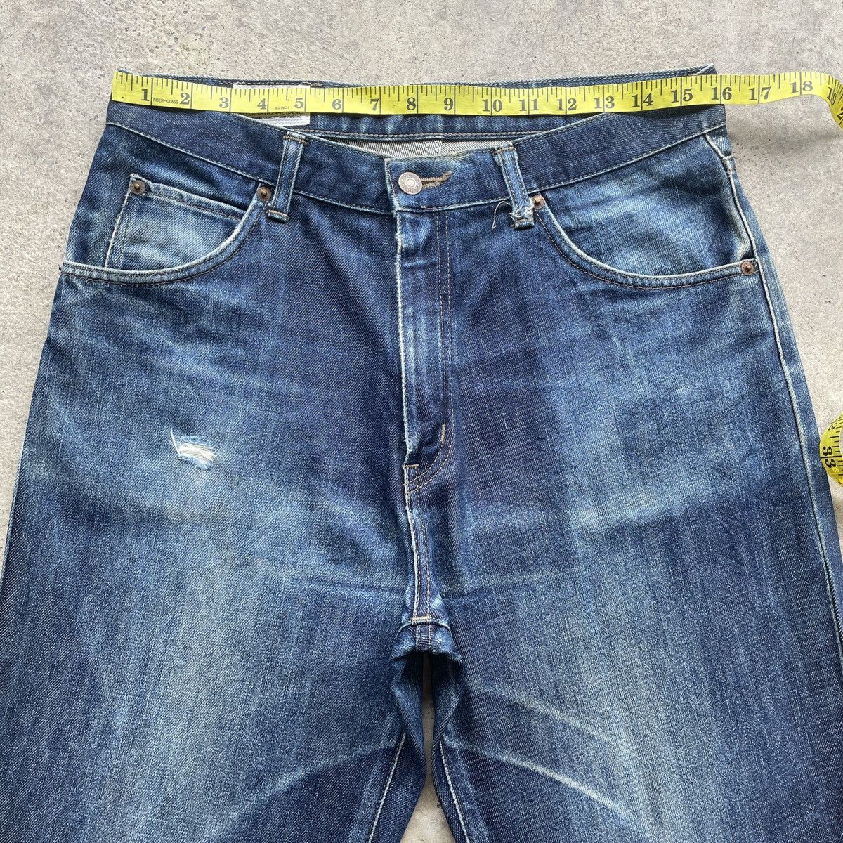 Japanese Brand W32 Vintage Edwin 403 Faded Jeans Denim Pants Size US 32 / EU 48 - 5 Thumbnail