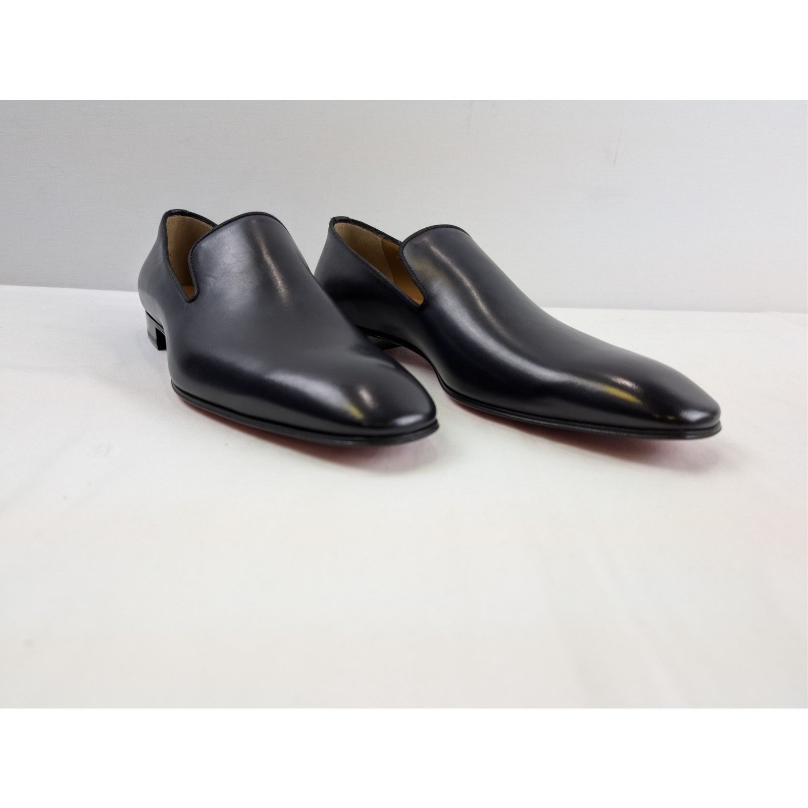 Christian Louboutin o1rshd1 smooth calf leather Dandelion loafer Shoe Boots Navy Size US 10.5 / EU 43-44 - 5 Thumbnail