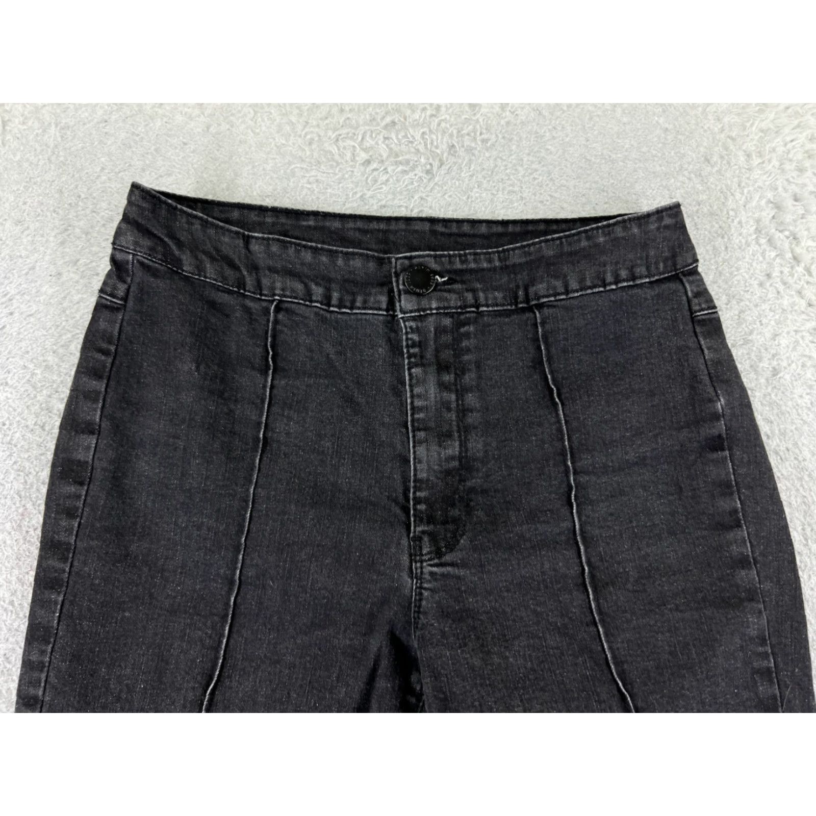 Denime Kappahl Jeans Denim Straight Leg 26x27 Black Cotton 26 Mid Rise 5-Pocket Womens Regular Jeans Size 26" / US 2 / IT 38 - 4 Thumbnail