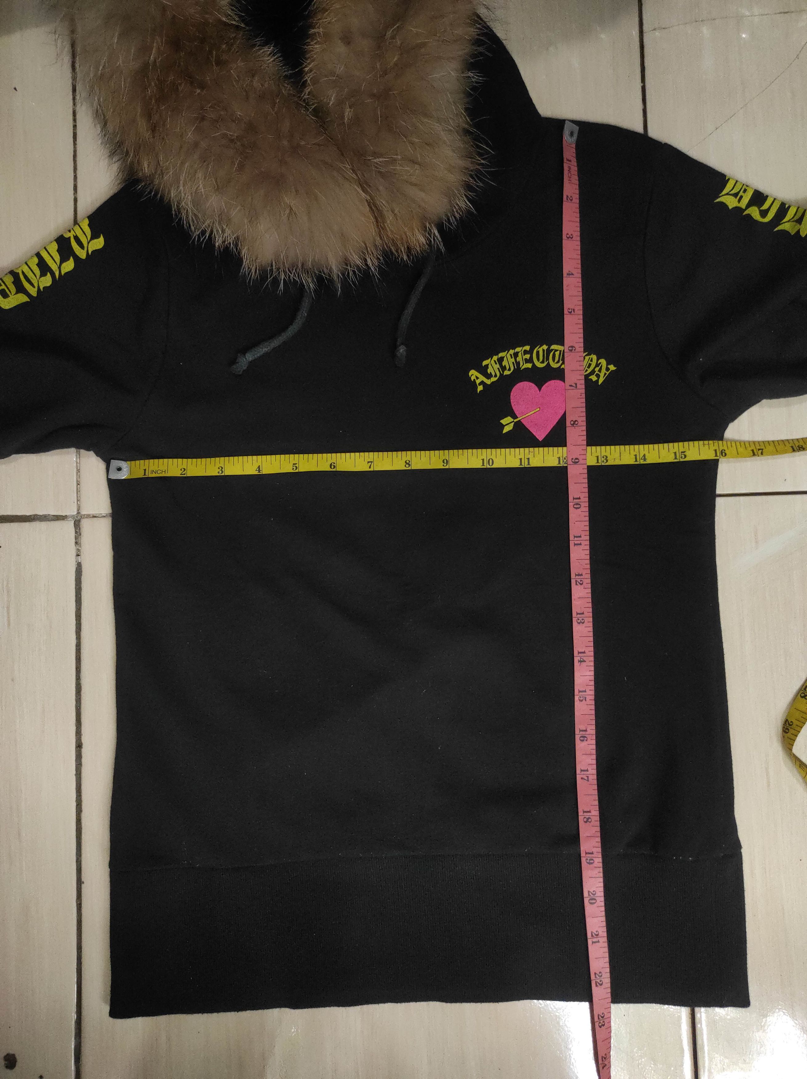 Hysteric Glamour Black Love Cross Fur Hoodie i6w9 LBG style Size US XXS / EU 40 - 3 Thumbnail