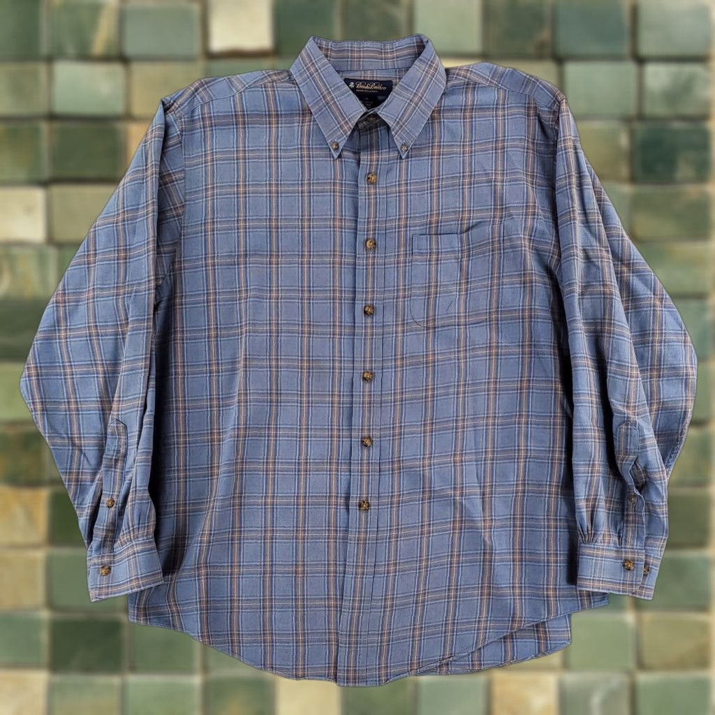 Brooks Brothers **Brooks Brothers Blue Plaid Button-Down Shirt XL Men** User: Brooks Brothers Blue Plaid Button-Down Shirt XL Men Size US XL / EU 56 / 4 - 1 Thumbnail