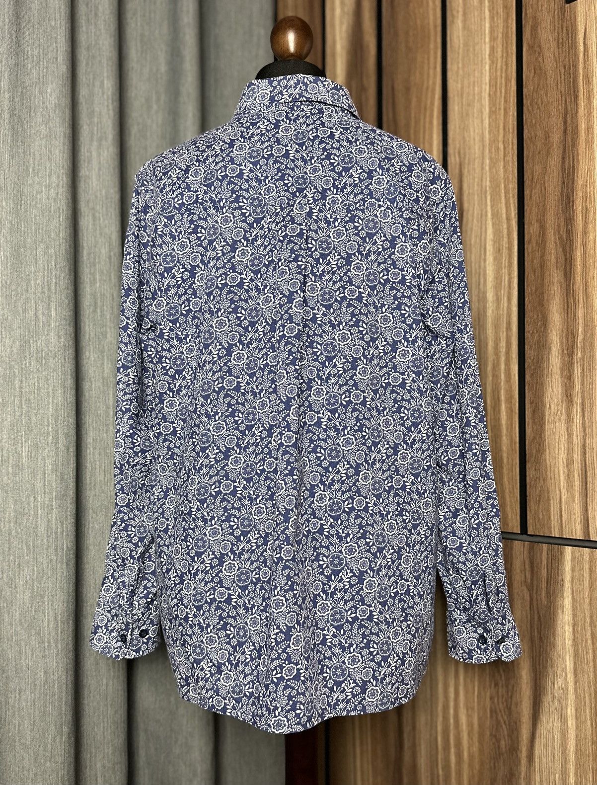 Other Ulla Popken Print Shirt Blouse Long Sleeve Size US 12/14 Size XL / US 12-14 / IT 48-50 - 3 Thumbnail