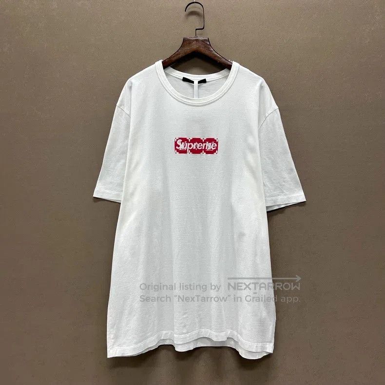 Louis Vuitton Louis Vuitton Supreme Co-branded LOGO Short Sleeves Size US XXL / EU 58 / 5 - 1 Thumbnail
