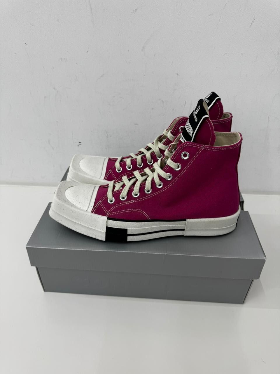 Converse × Rick Owens Drkshdw TURBODRK LACELESS Size US 8.5 / EU 41-42 - 2 Thumbnail