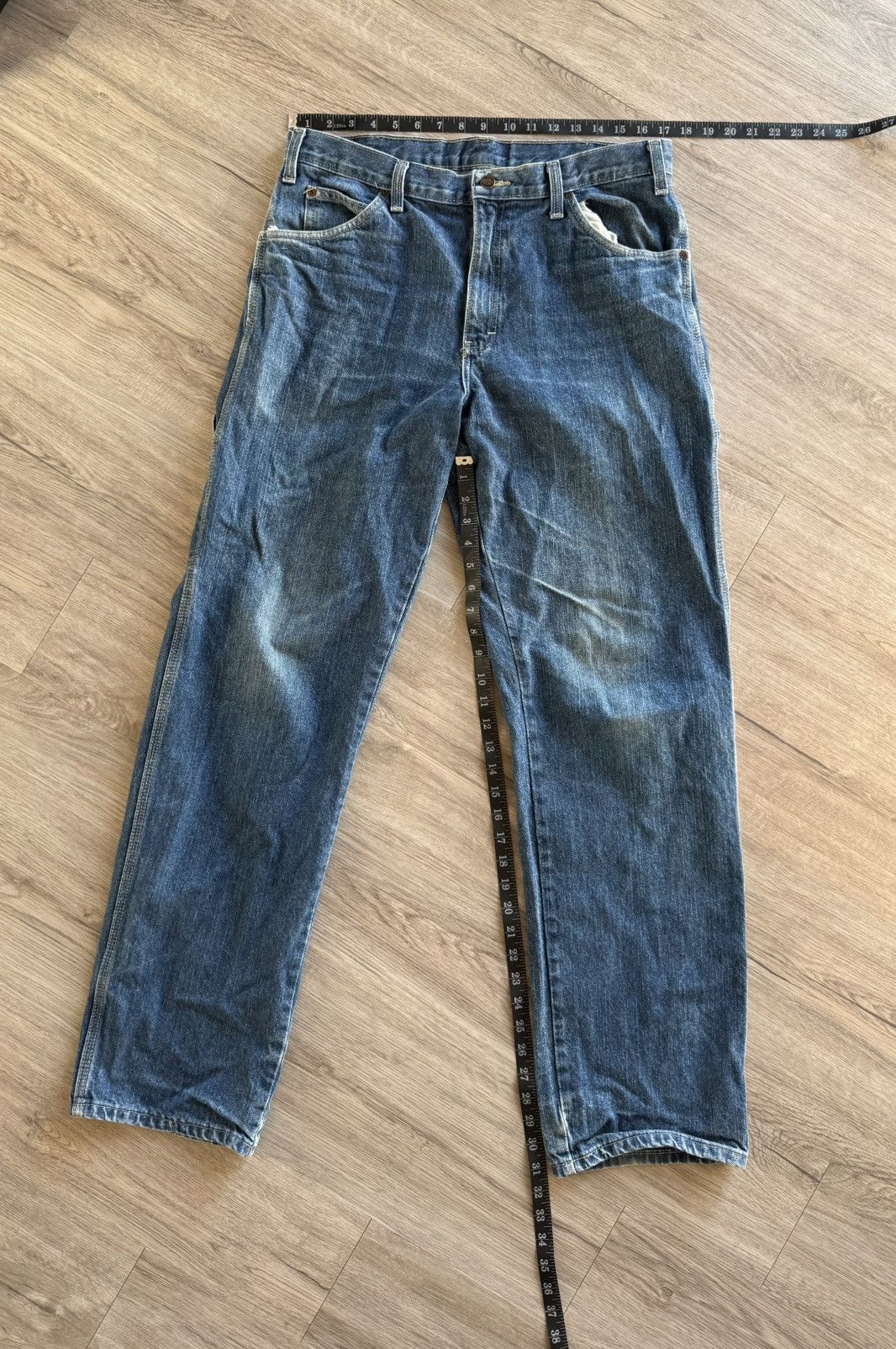 Vintage Vintage Dickies Baggy Carpenter Jeans 34x31 Size US 34 / EU 50 - 3 Thumbnail