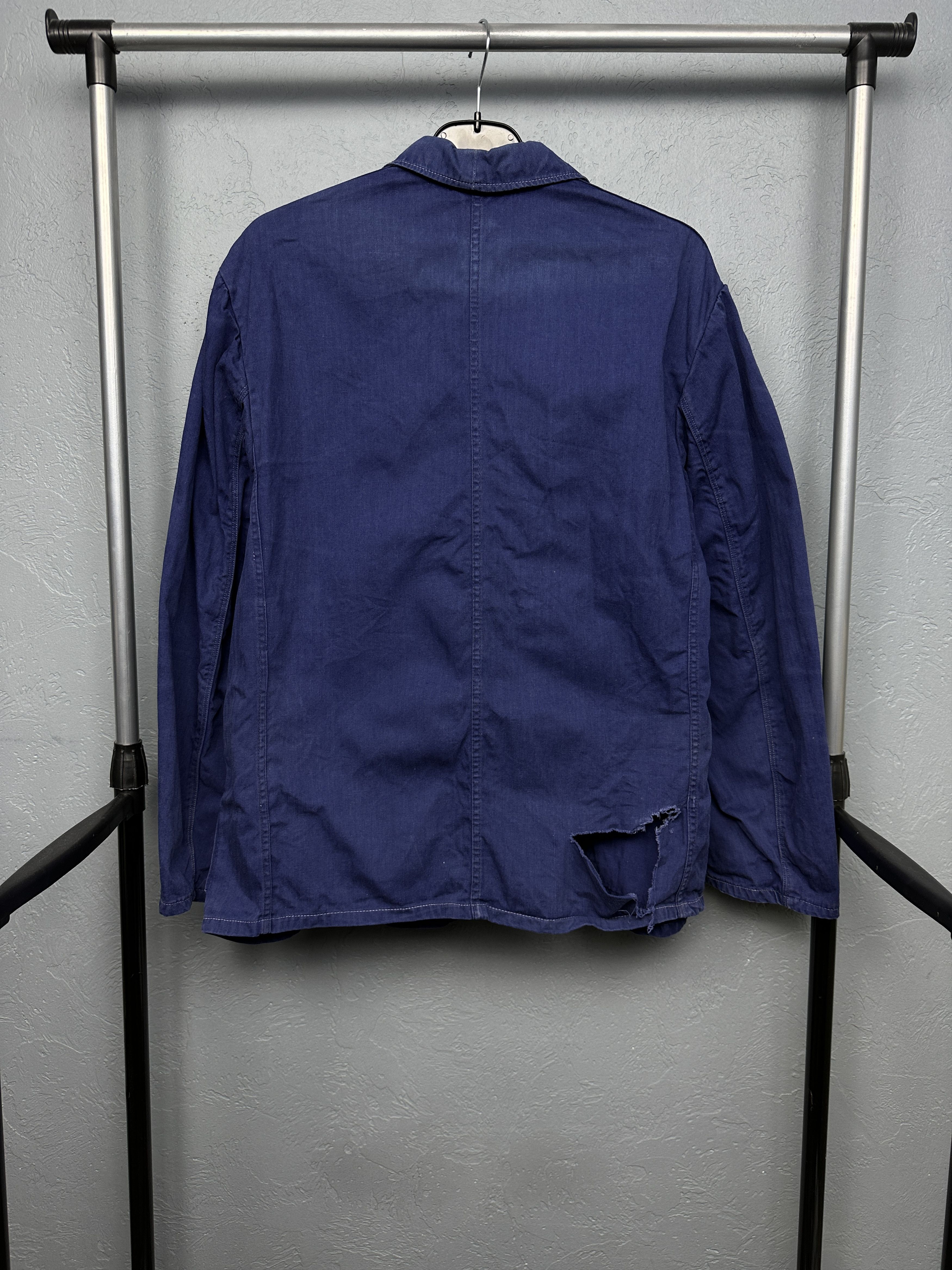Le Laboureur 90s Vintage Mens French Workwear Chore Utility Jacket Size US XL / EU 56 / 4 - 7 Thumbnail