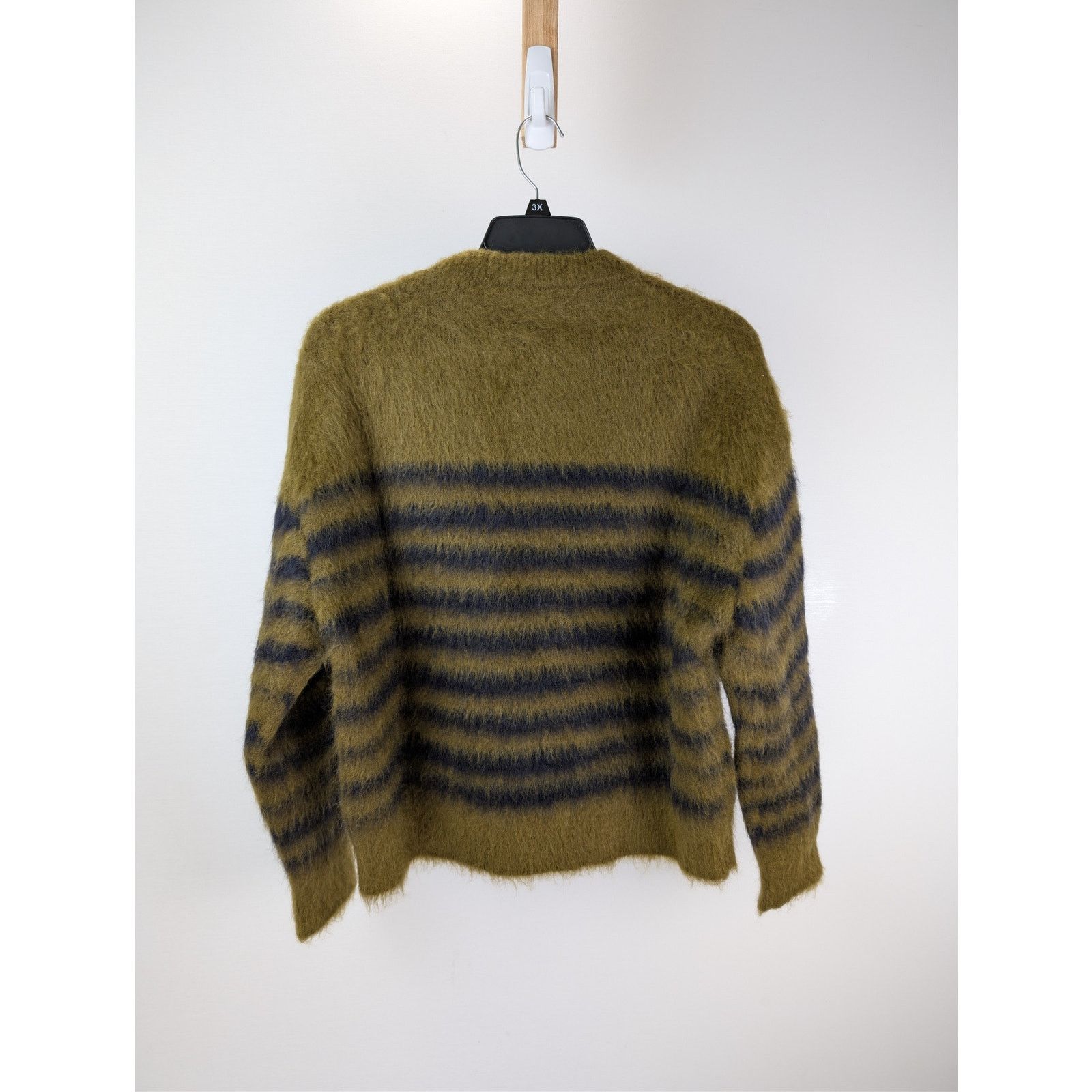 Bottega Veneta o1rshd1 HW Graphic Mohair Knitwear Sweater Gingersnap/navy Size US M / EU 48-50 / 2 - 14 Thumbnail