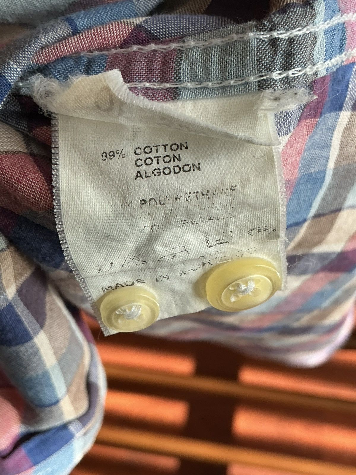 What Goes Around Comes Around WGACA Vintage Check Shirt Size US S / EU 44-46 / 1 - 5 Thumbnail
