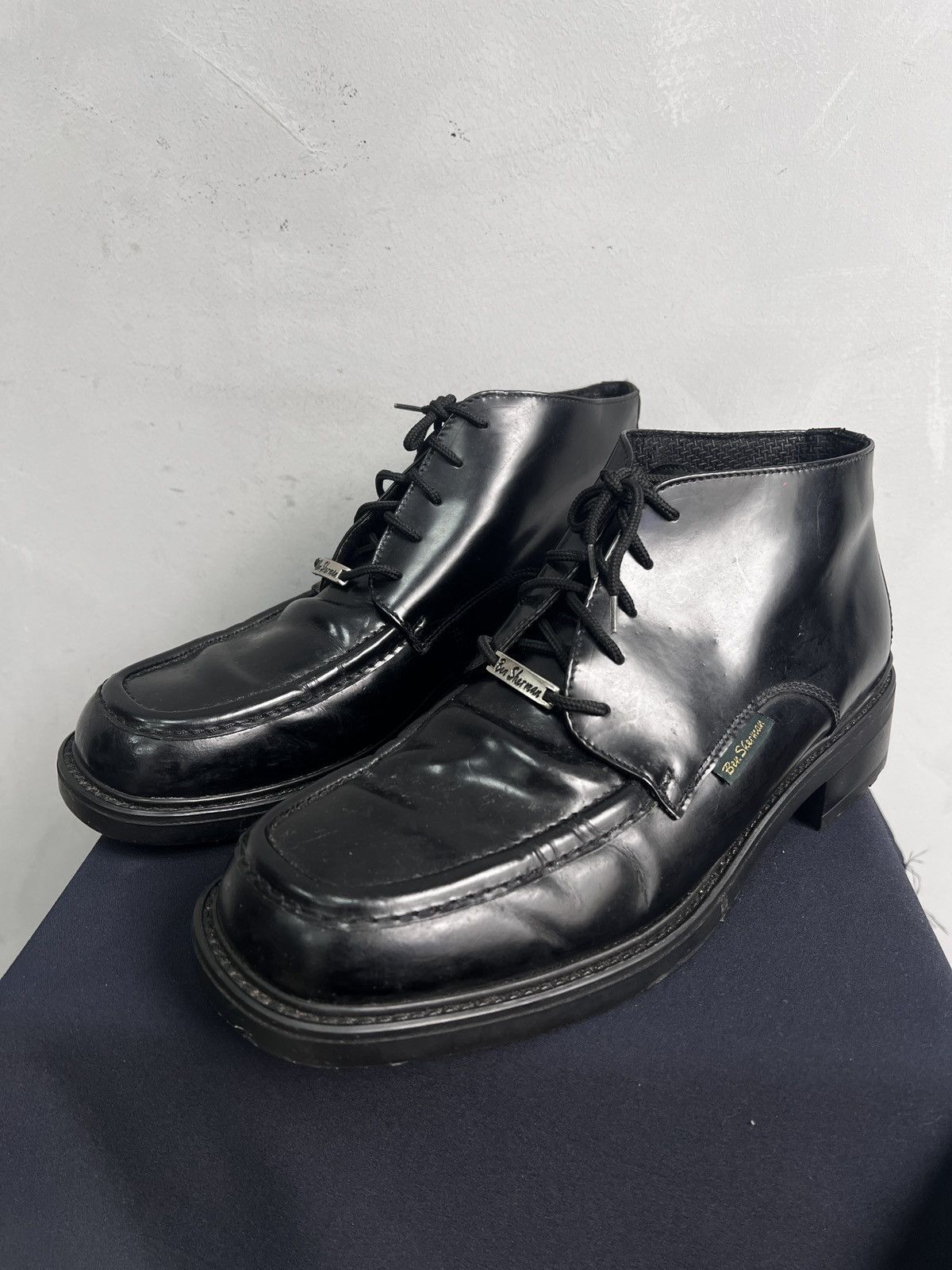 Hedi Slimane Rare black platform boots hype hedi slimane style opium Size US 9 / EU 42 - 5 Thumbnail