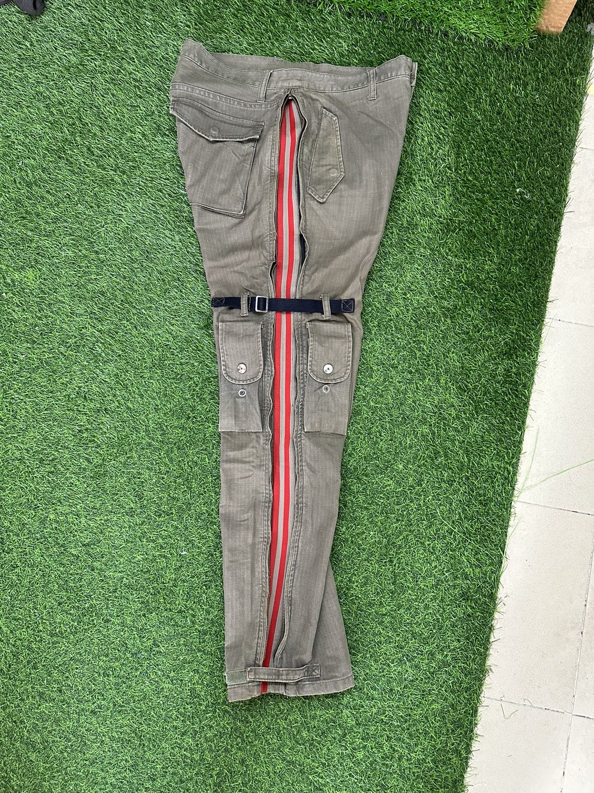PPFM PPFM Long Zipper Bondage Punk Multi Pocket Tactical Pants Size US 32 / EU 48 - 19 Thumbnail