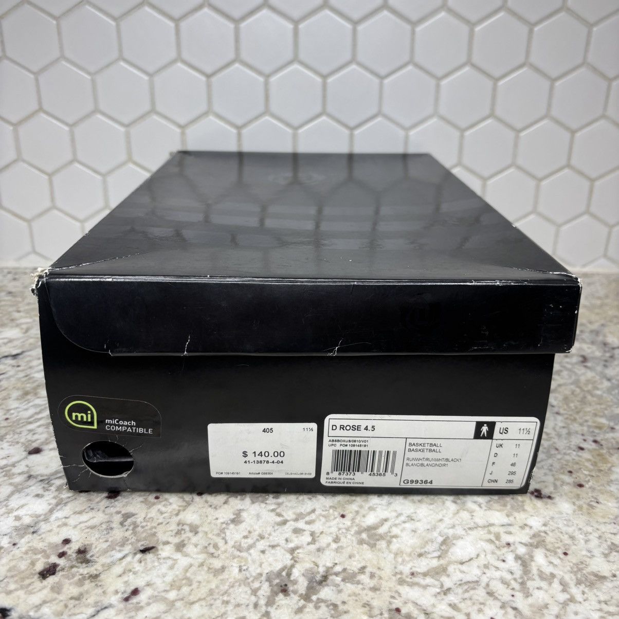 Adidas Size 11.5 -Adidas D Rose 4.5 Zebra 2014 Gently Worn With Box Size US 11.5 / EU 44-45 - 15 Thumbnail