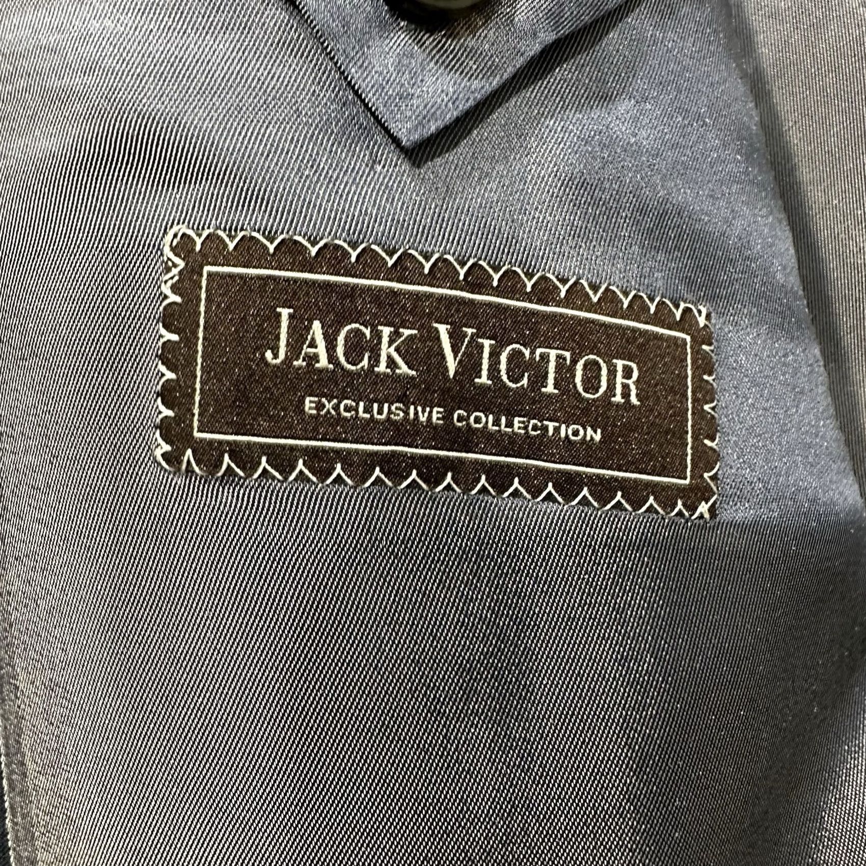 Jack Victor Jack Victor Exclusive Collection Sport Jacket Blazer 100% Wool Plaid Blue 46L Size 46R - 4 Thumbnail