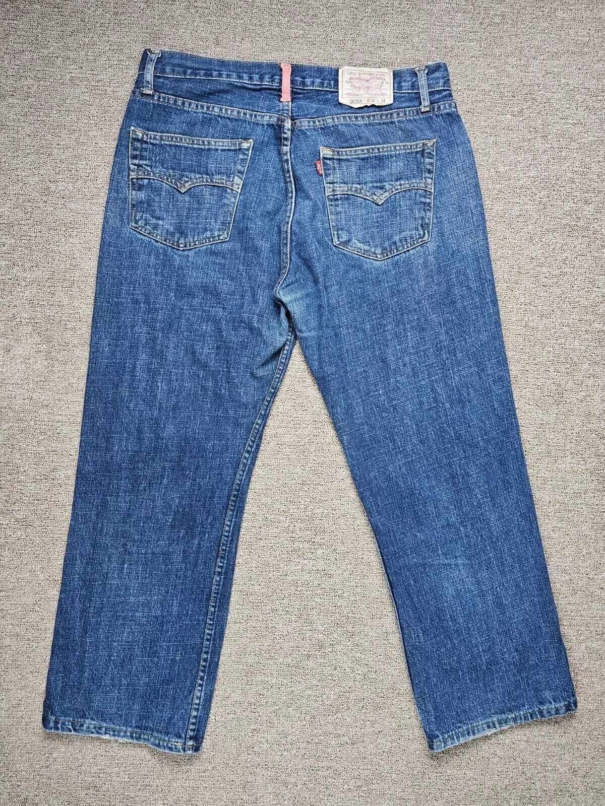 Levi's Vintage Clothing Vintage 80s Levi's 501 XX Jeans Made in USA Cropped W34 Size US 34 / EU 50 - 3 Thumbnail