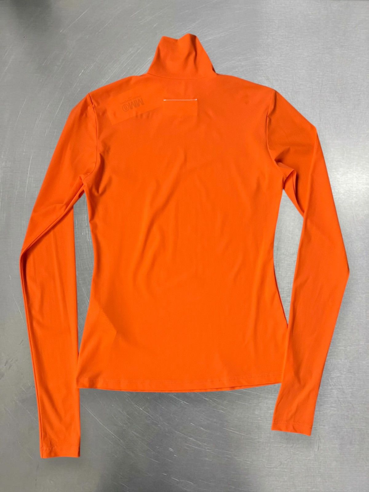 MM6 MM6 Maison Margiela Orange Turtleneck Longsleeve Size S Size S / US 4 / IT 40 - 2 Thumbnail