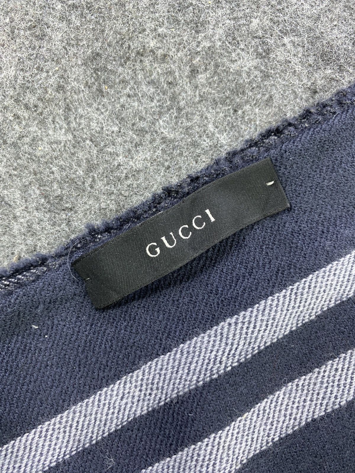Gucci × Vintage Gucci Scarf / Muffler / Neckwear -T510 Size ONE SIZE - 7 Thumbnail