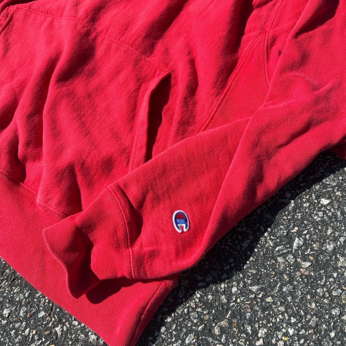 Champion Vintage Red Champion Reverse Weave Hoodie Size US M / EU 48-50 / 2 - 3 Thumbnail